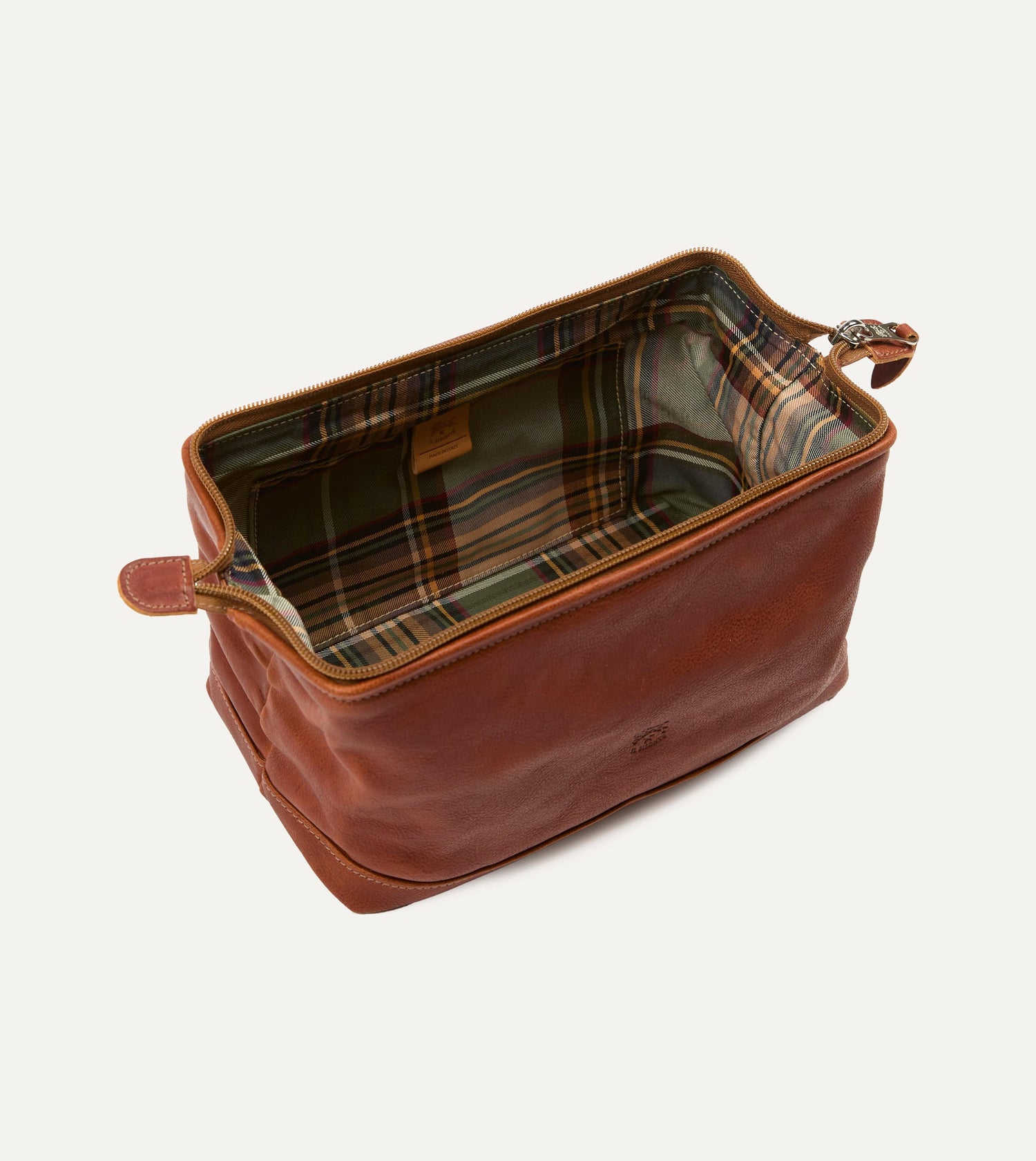 Il Bisonte Leather Wash Bag
