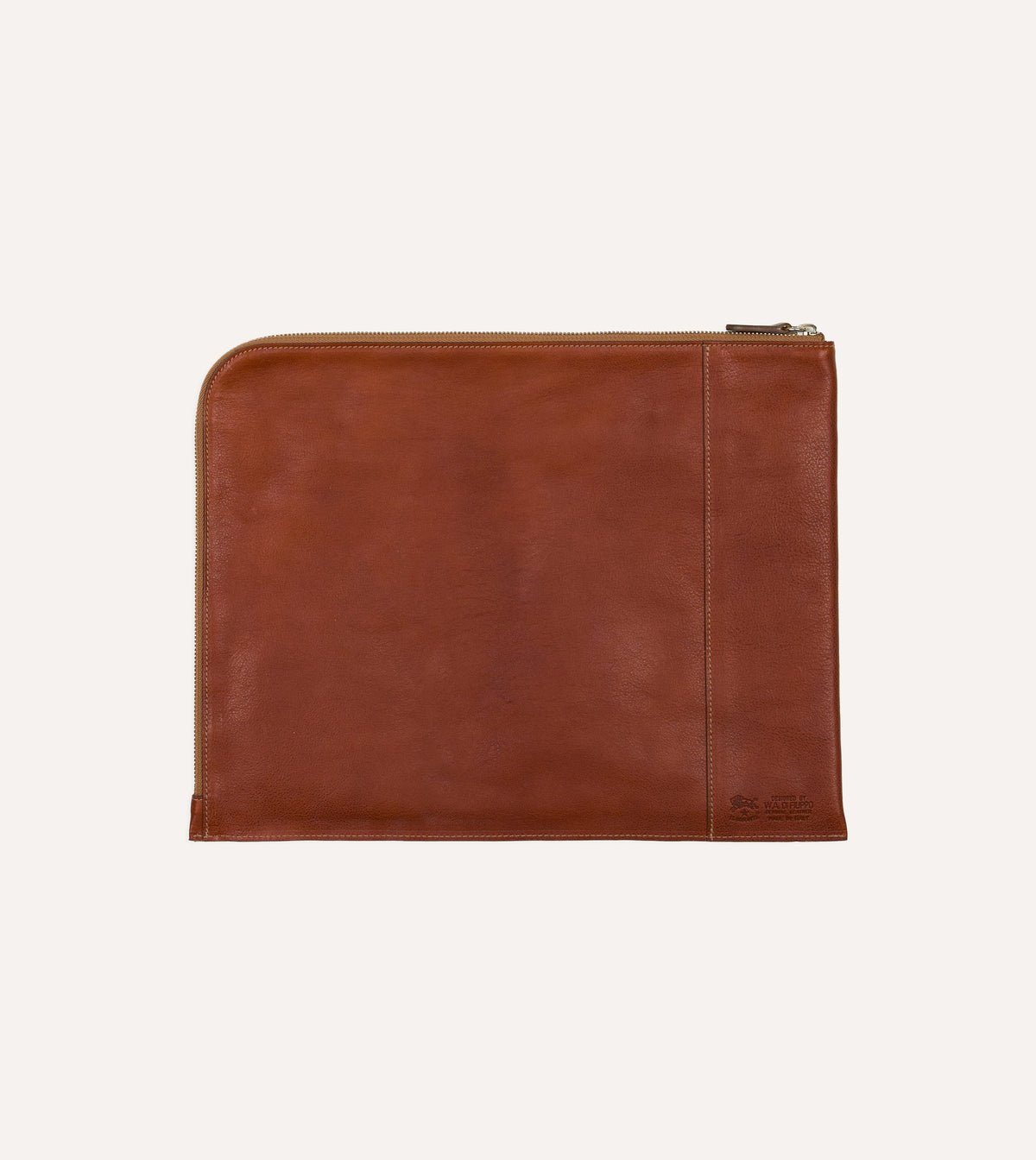 Il Bisonte Seppia Leather Laptop Case
