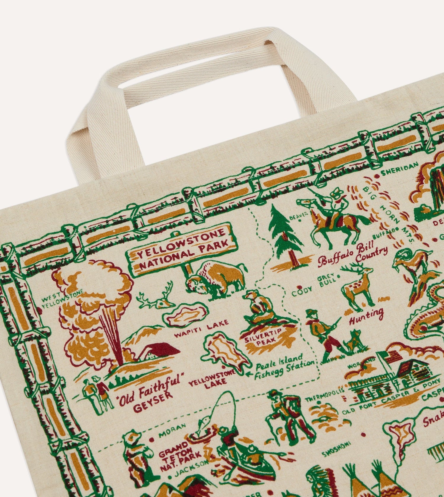 Rocky Mountain Featherbed Wyoming Tote Bag