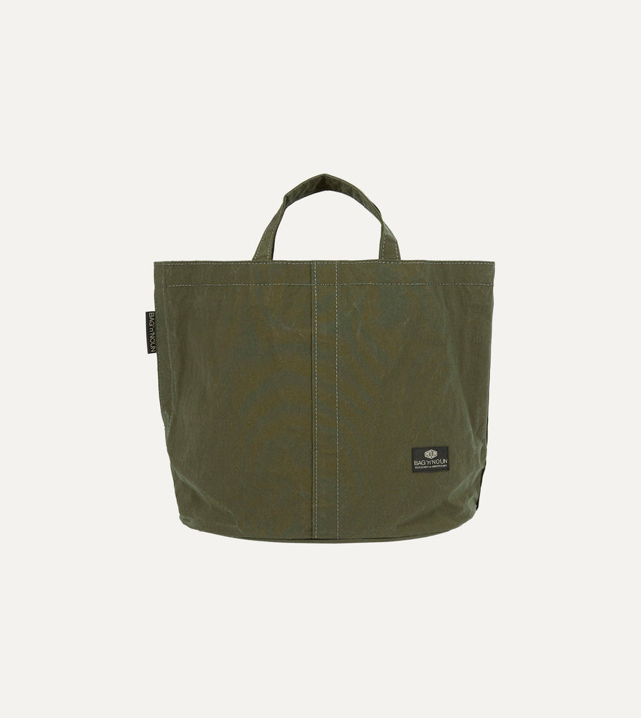 Bag’n’Noun Olive Nylon Market Tote Bag