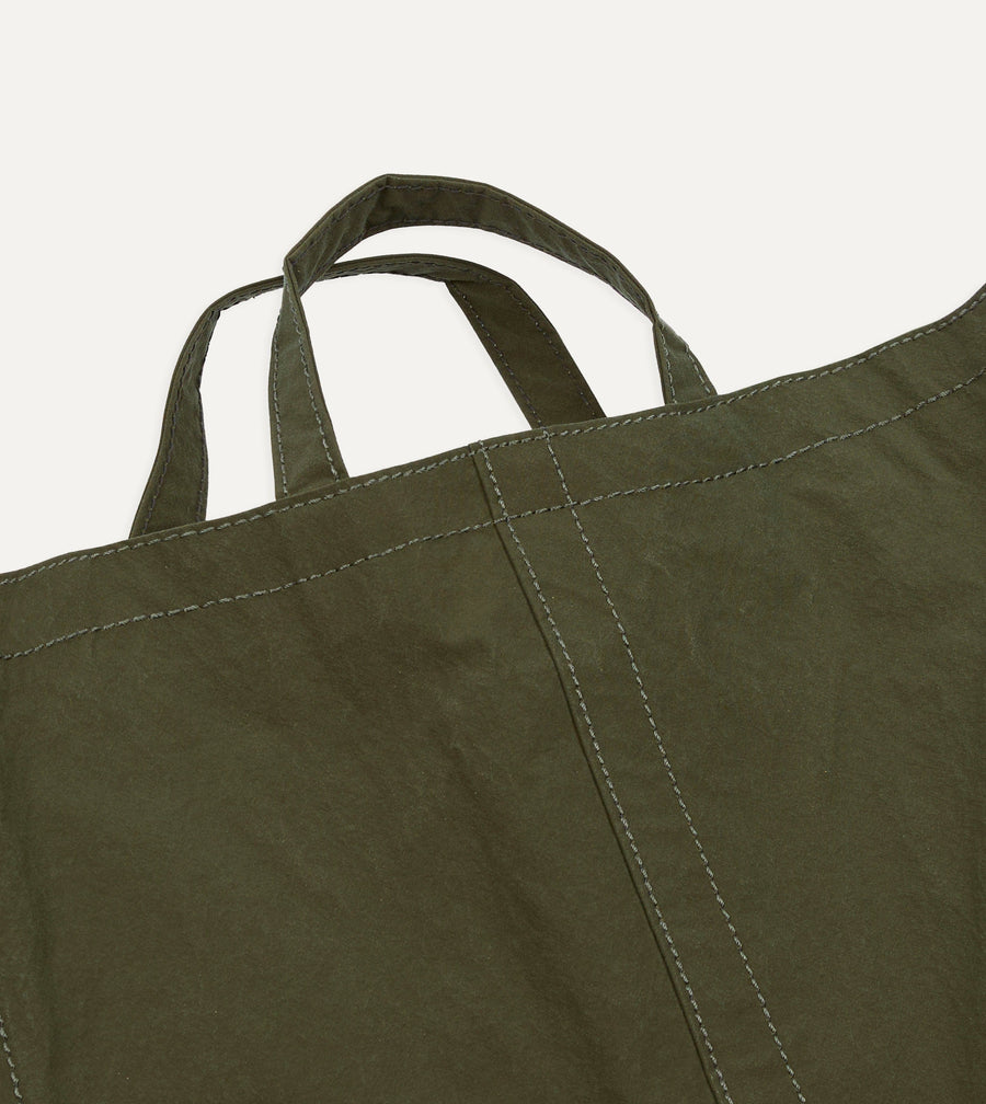 Bag’n’Noun Olive Nylon Market Tote Bag