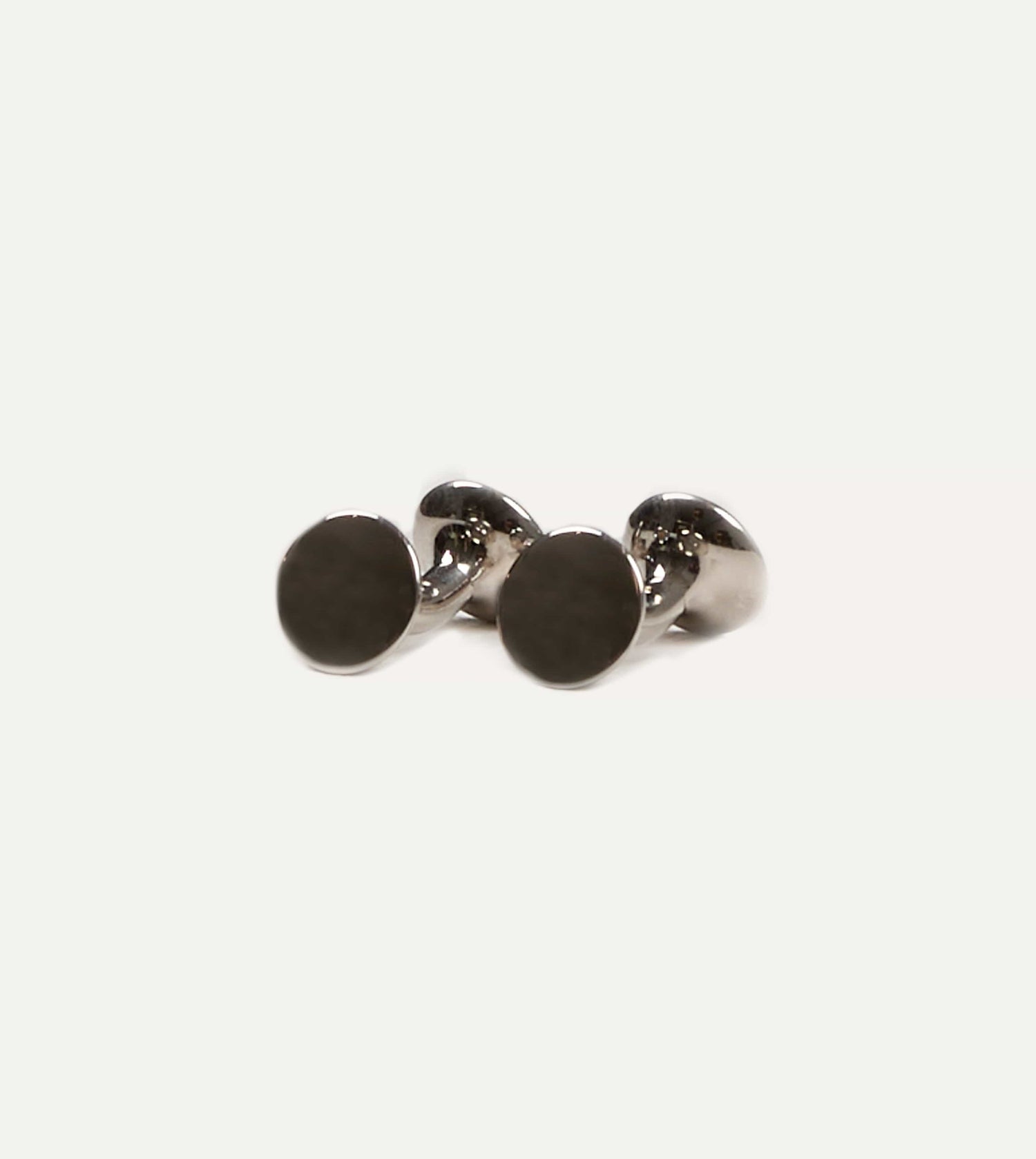 Codis Maya Rhodium Bow Cufflinks
