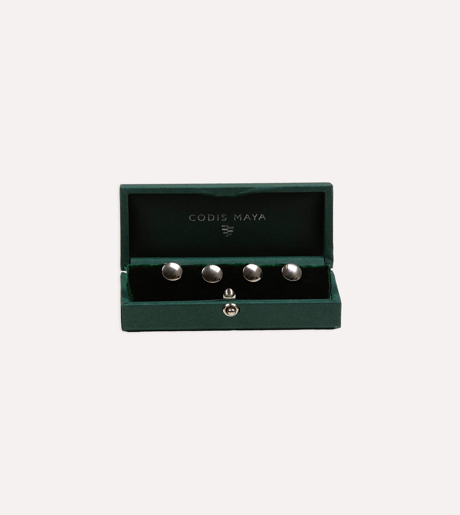 Codis Maya Rhodium Stud Set