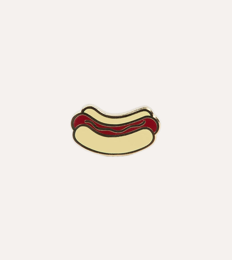 Enamel 'Hot Dog' Pin