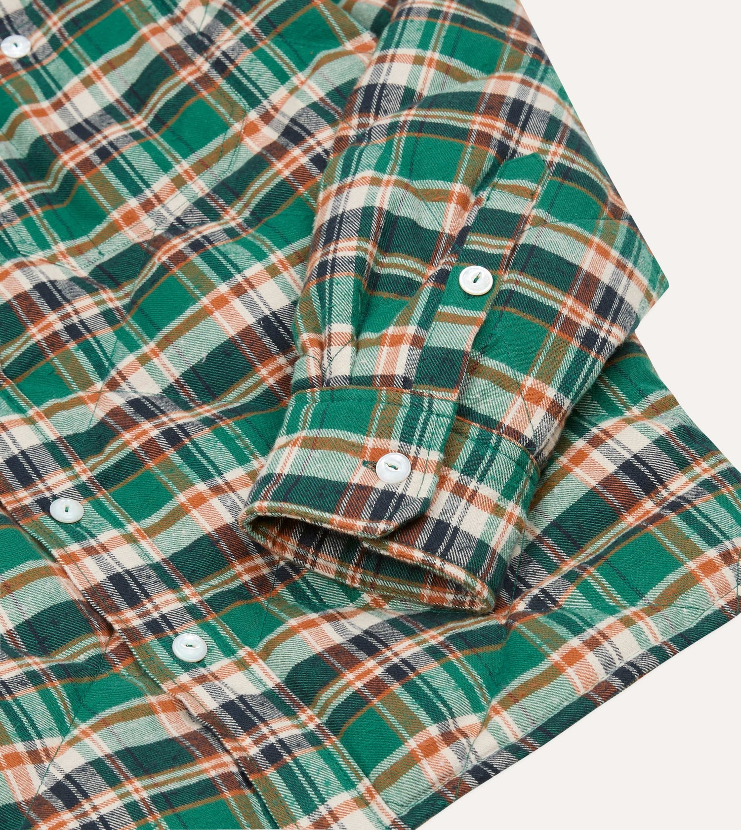 Drake's by Nanga Quilted Work Shirt