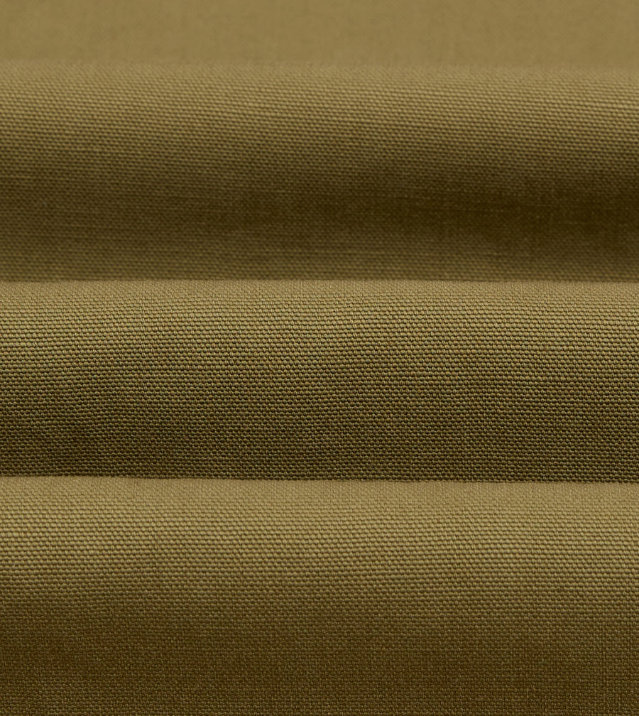 Olive Cotton-Linen Field Shirt
