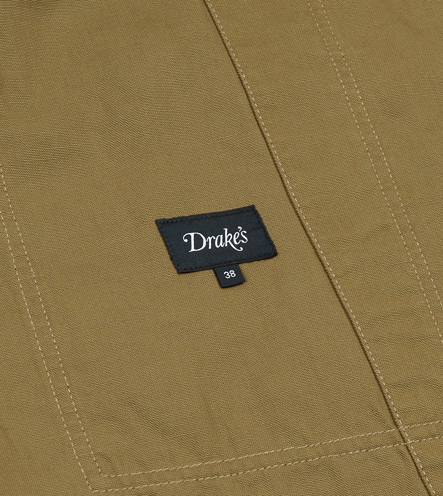 Olive Cotton-Linen Field Shirt