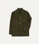 Green Heavy Twill Cotton Five-Pocket Chore Jacket