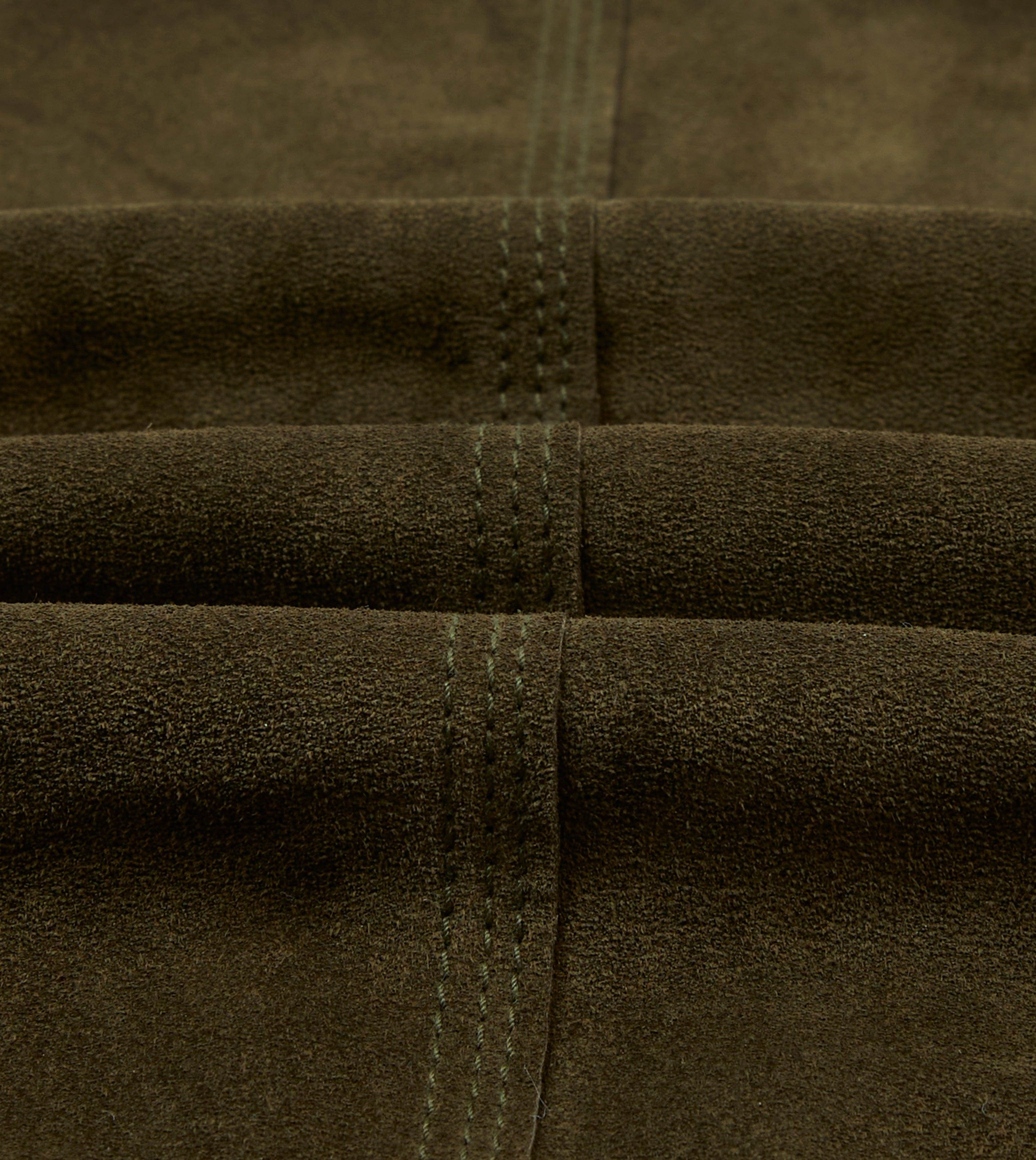 Olive Suede Welder Jacket