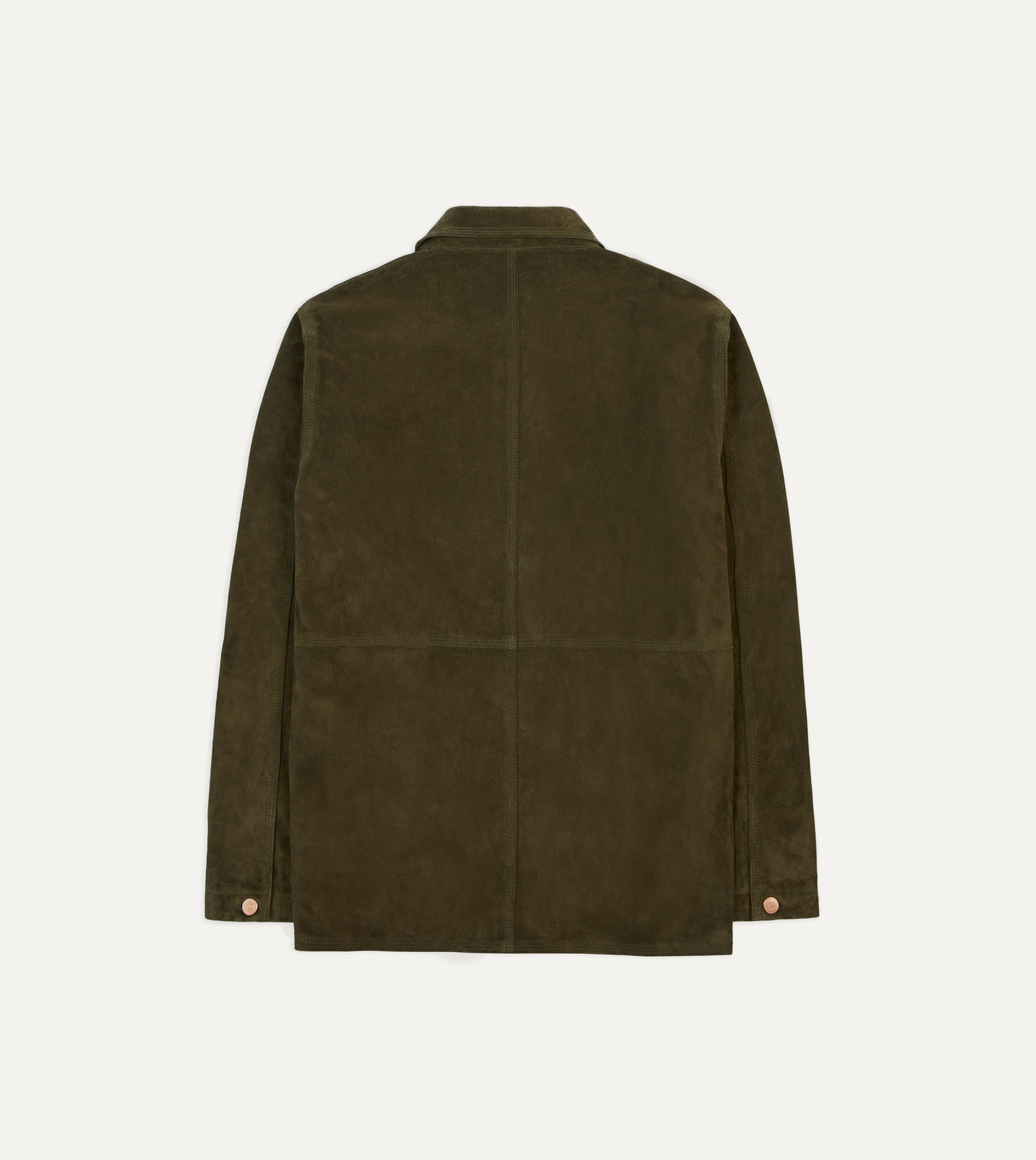 Olive Suede Welder Jacket