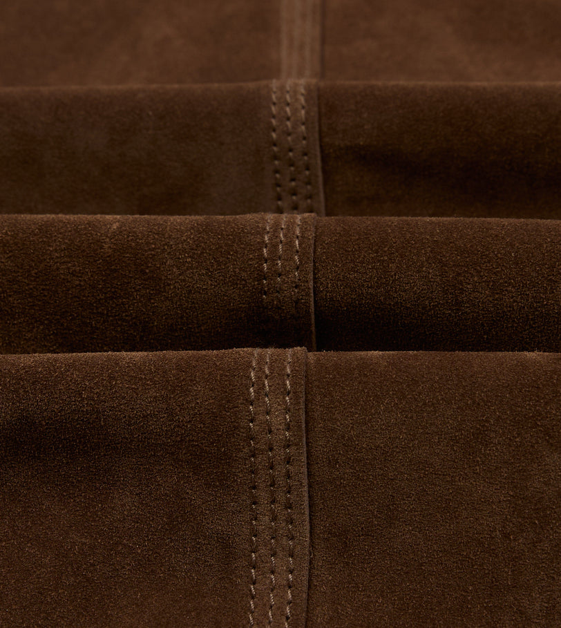 Brown Suede Welder Jacket