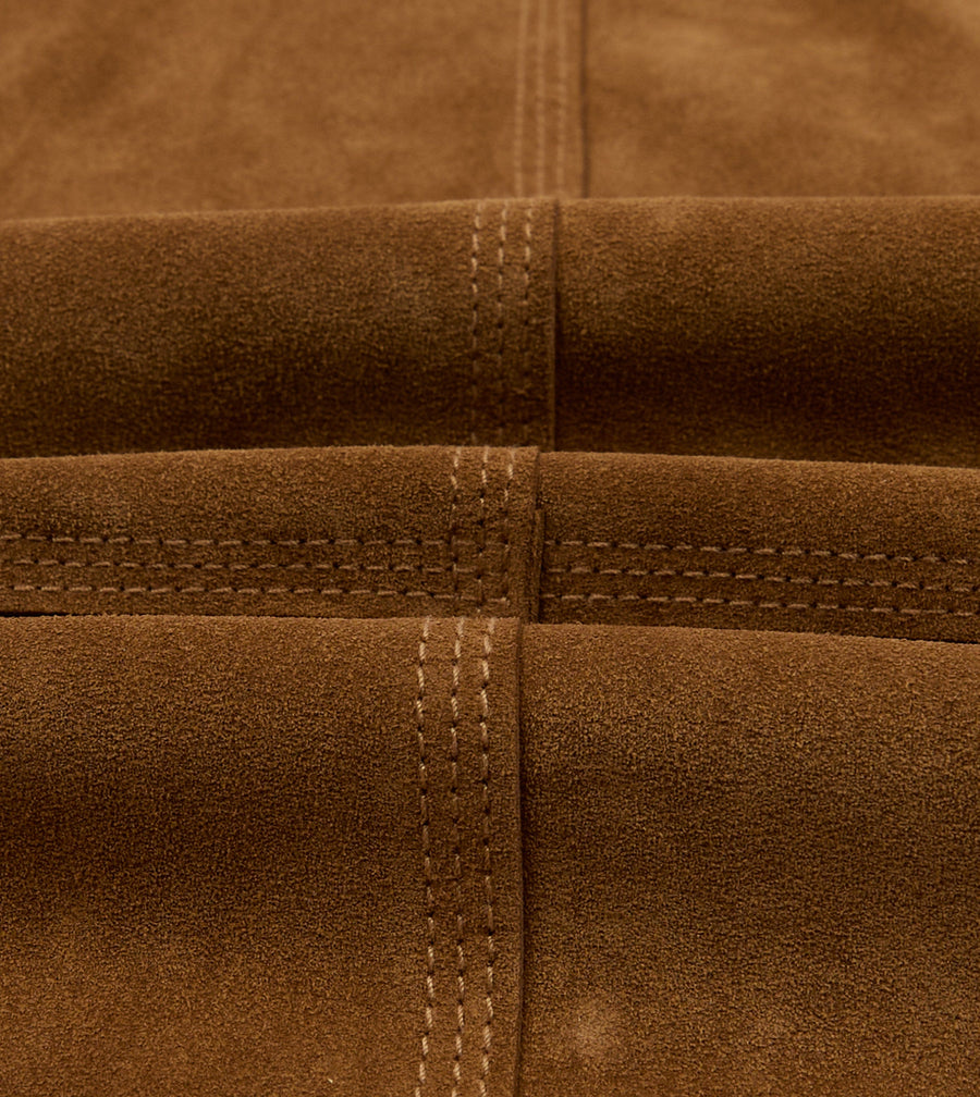 Tobacco Suede Welder Jacket