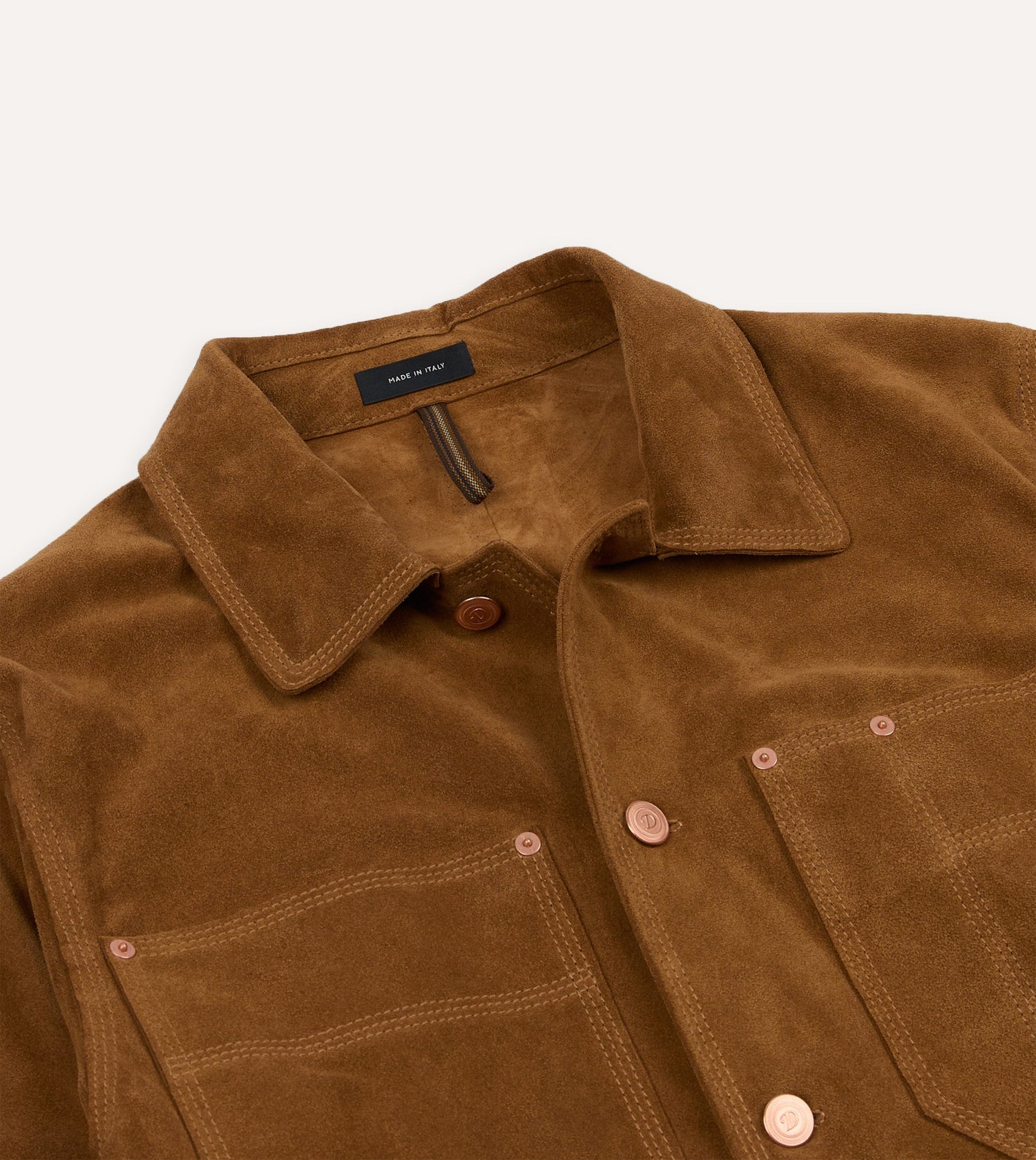 Tobacco Suede Welder Jacket