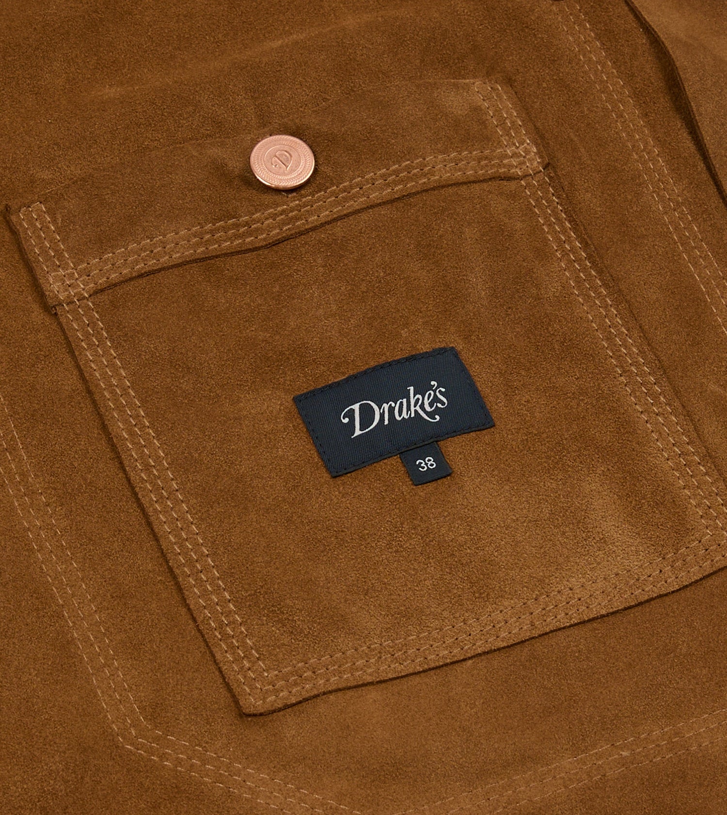 Tobacco Suede Welder Jacket