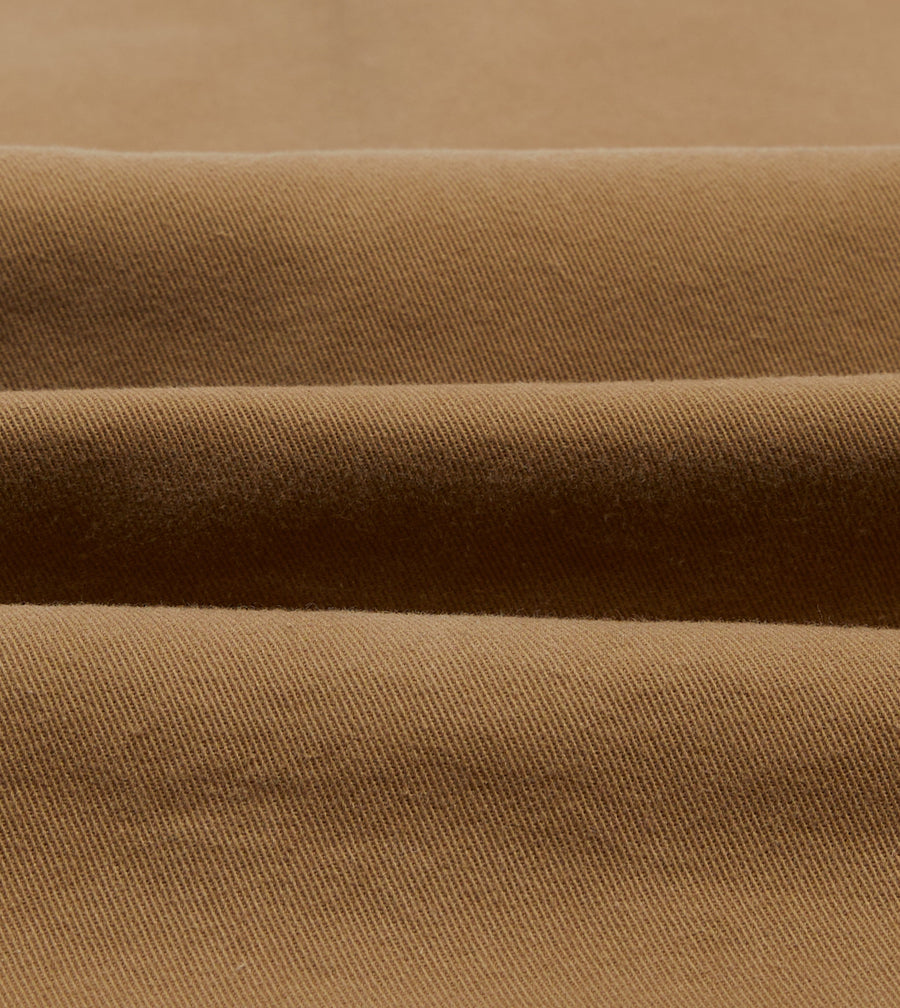 Tan Cotton Three-Pocket Chore Jacket