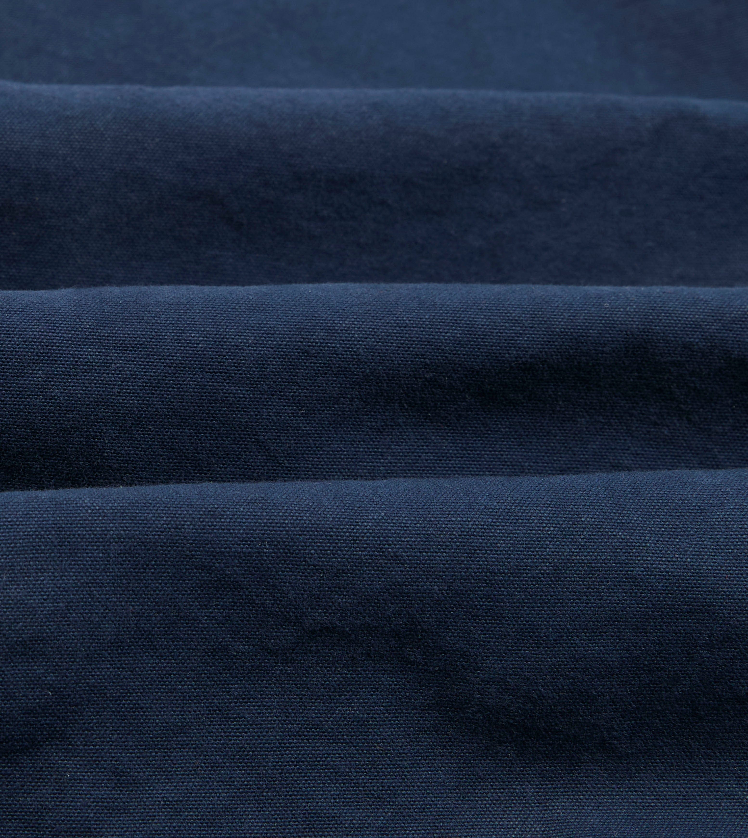 Kennedy by Drake’s Navy Cotton Duck Canvas Five-Pocket Chore Jacket