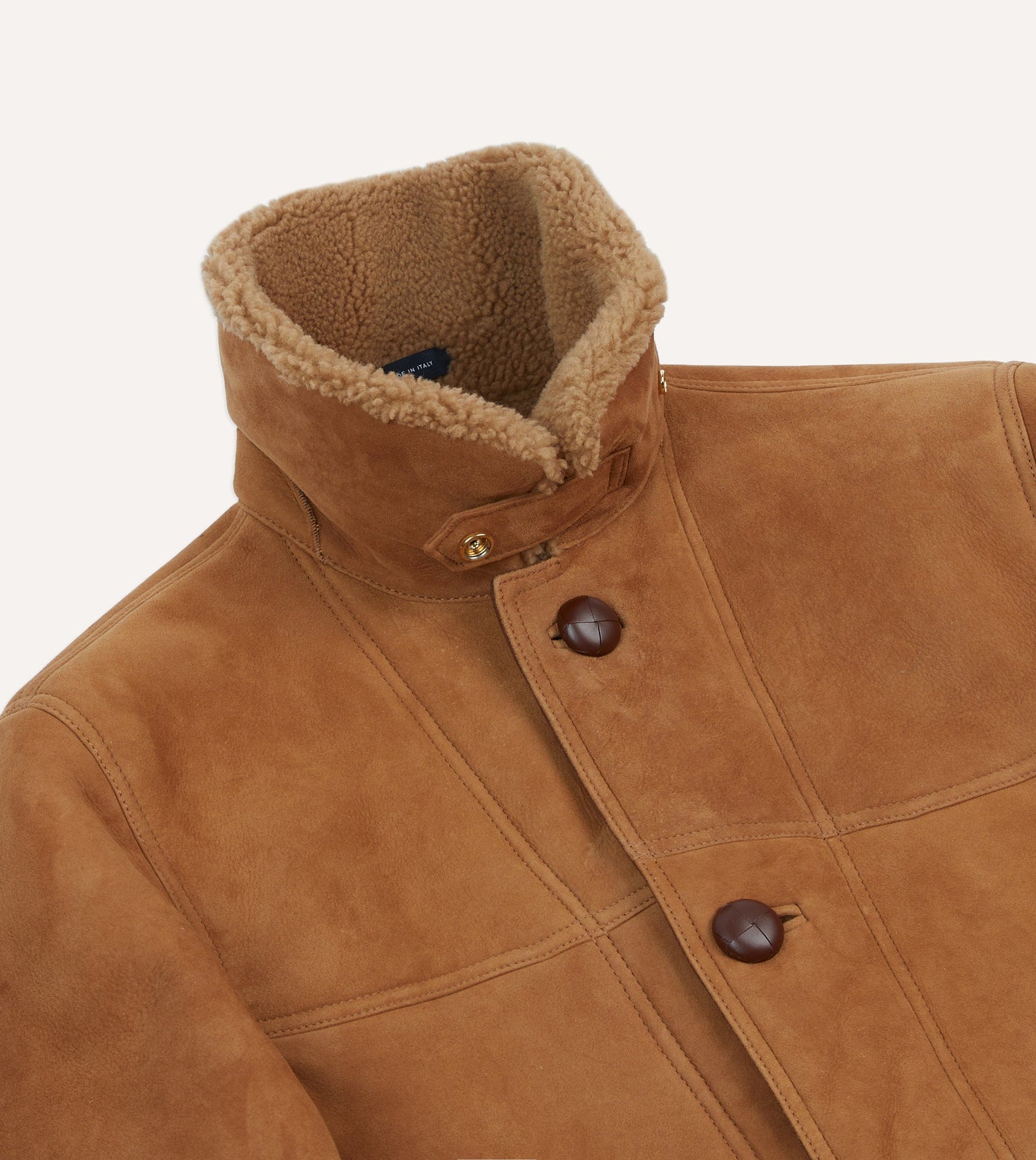 Tan Western Shearling Jacket
