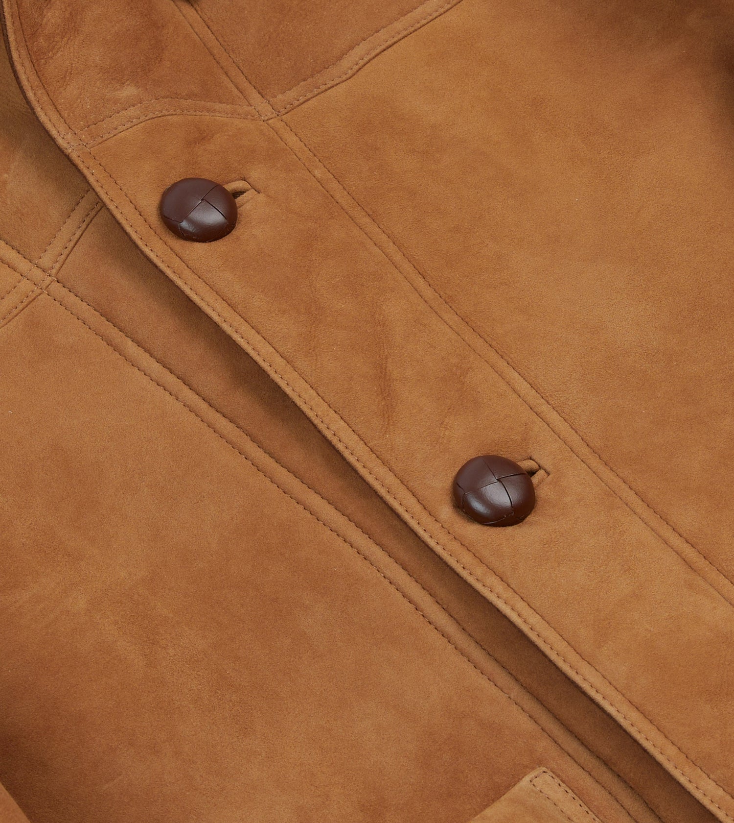 Tan Western Shearling Jacket
