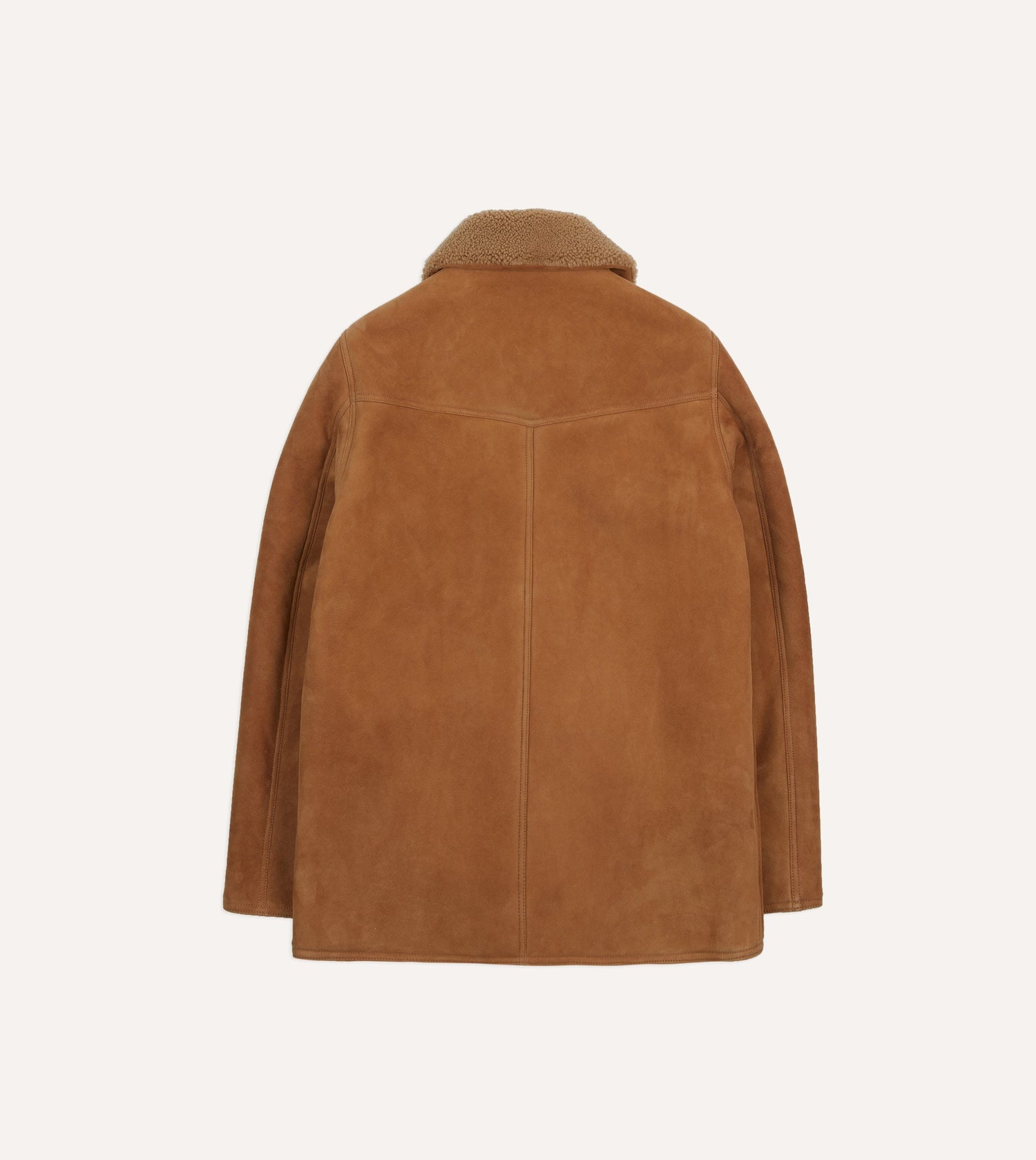 Tan Western Shearling Jacket
