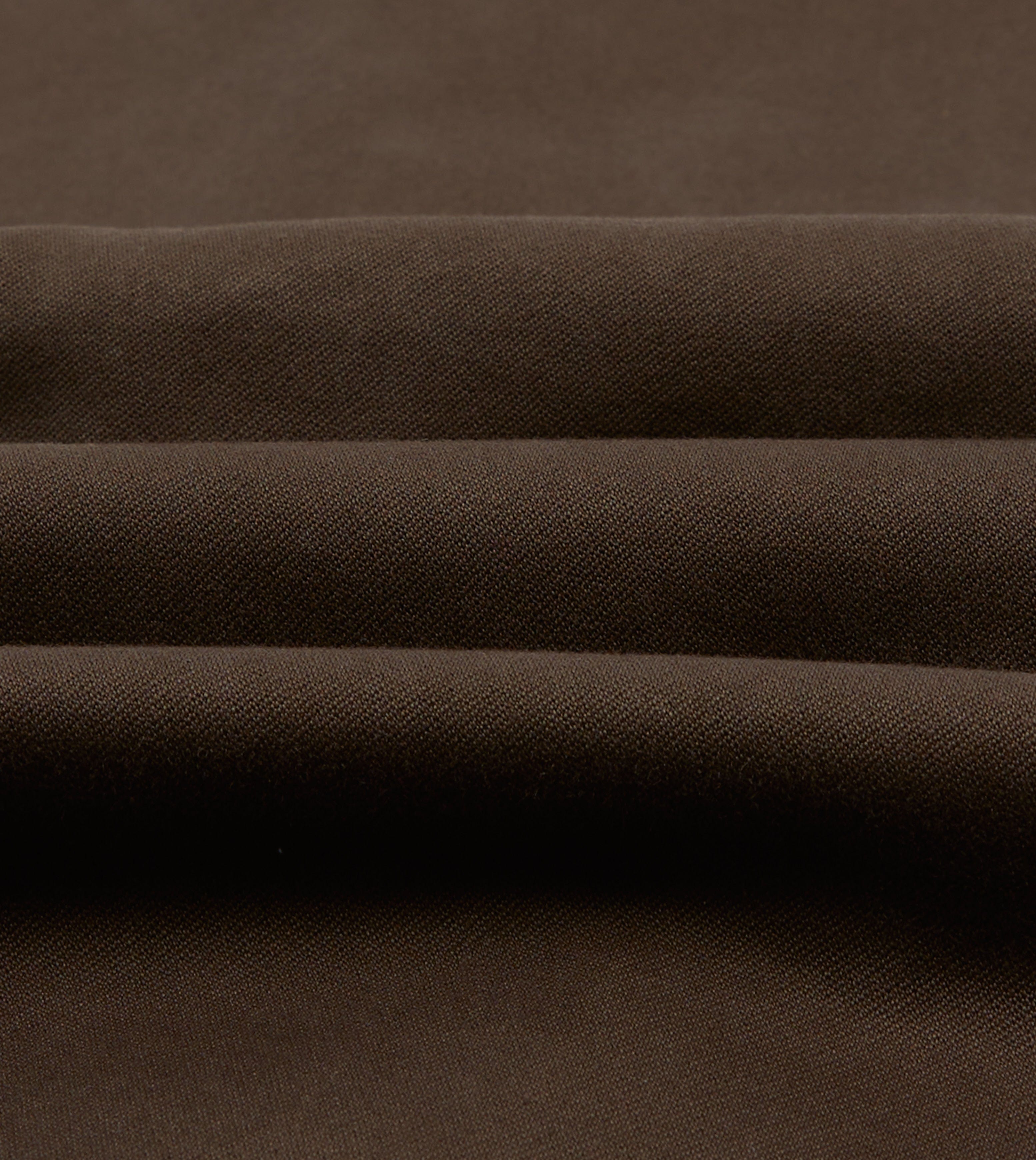 Brown Cotton Double-Breasted Chore Coat