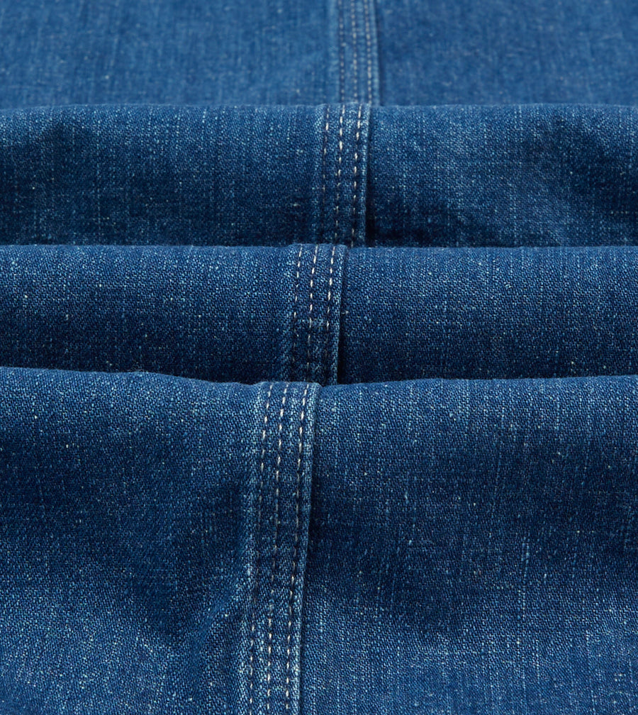 Stone Wash Selvedge Denim Welder Jacket