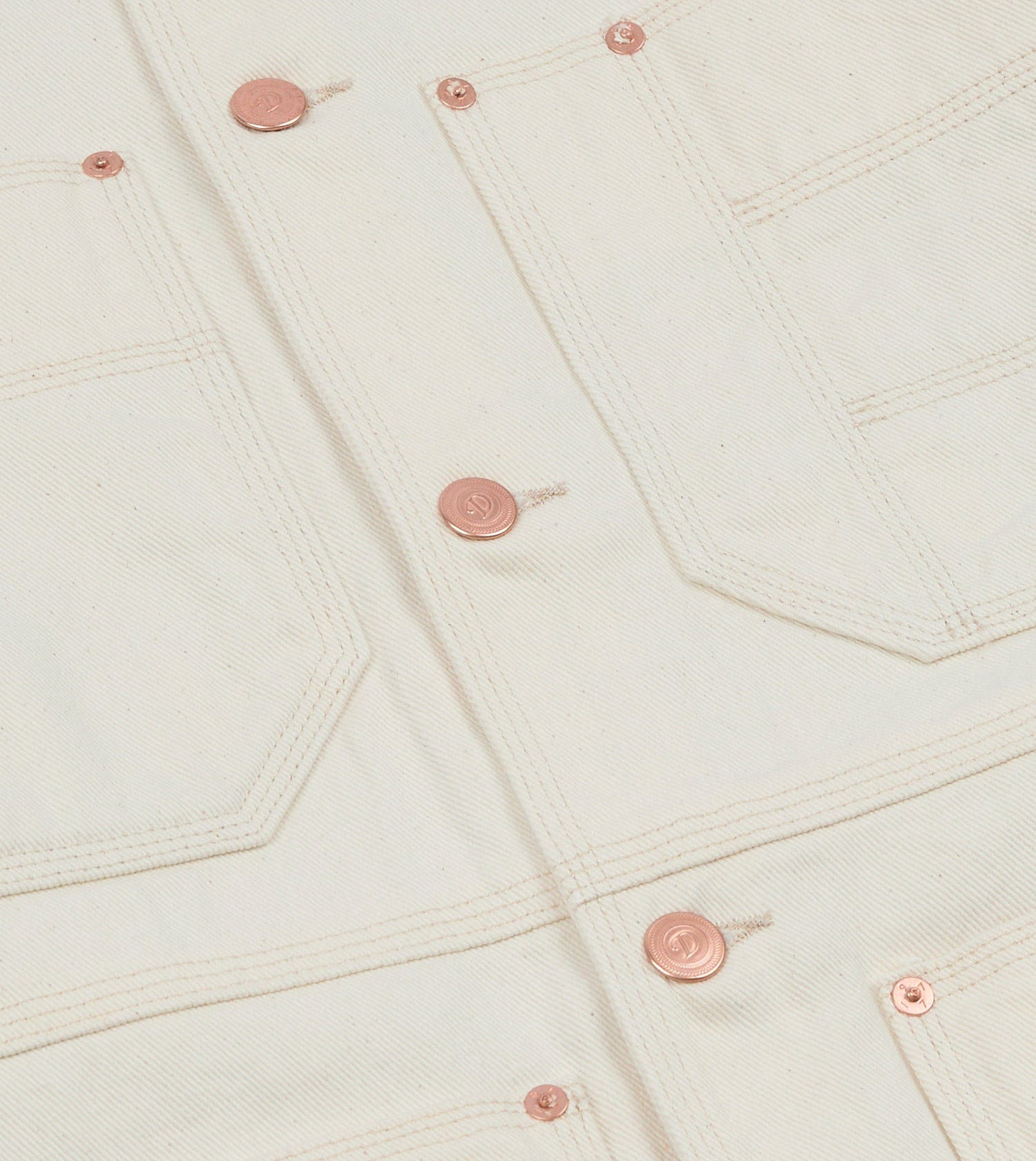 Ecru Denim Welder Jacket