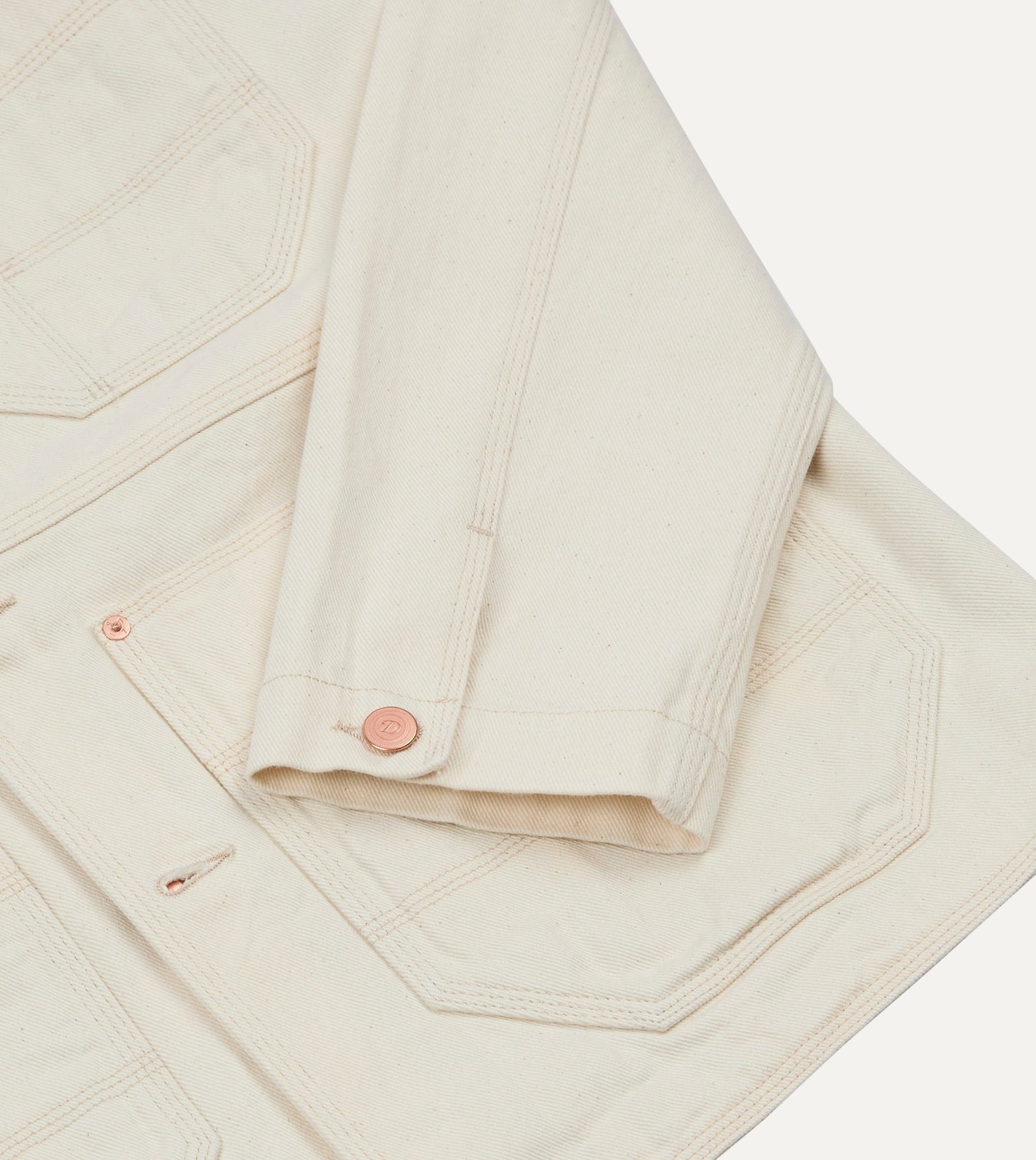 Ecru Denim Welder Jacket