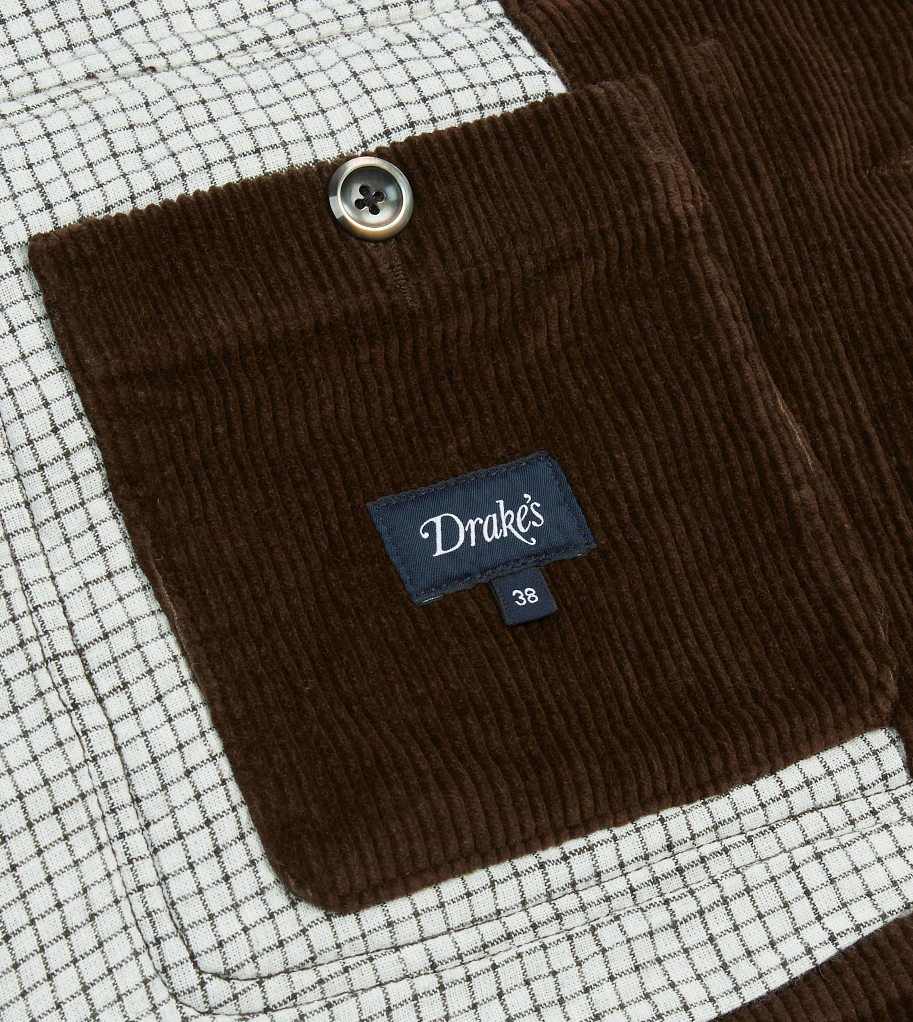 Brown Corduroy Forestière Jacket – Drakes