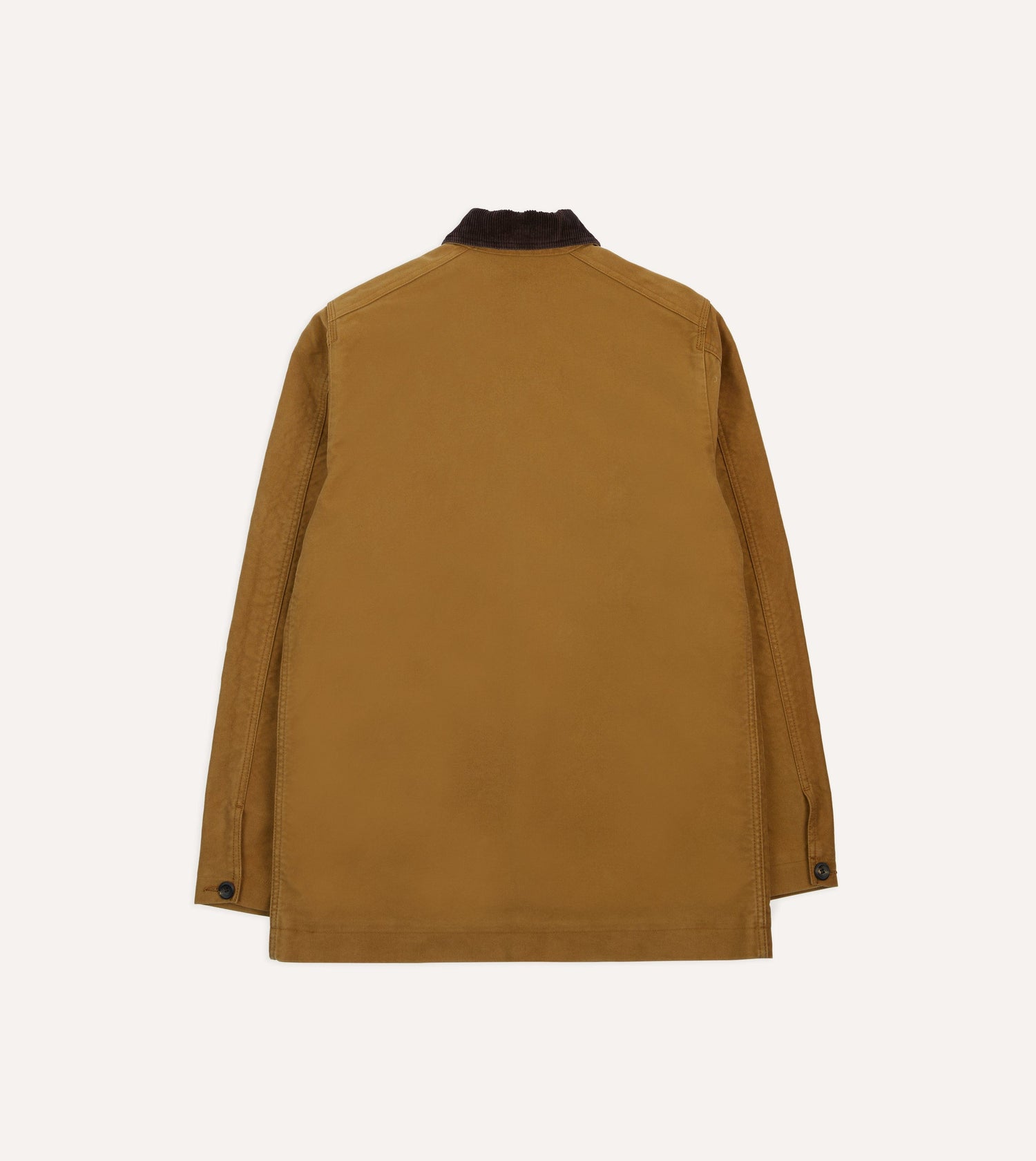 Tobacco Cotton Four-Pocket Chore Jacket