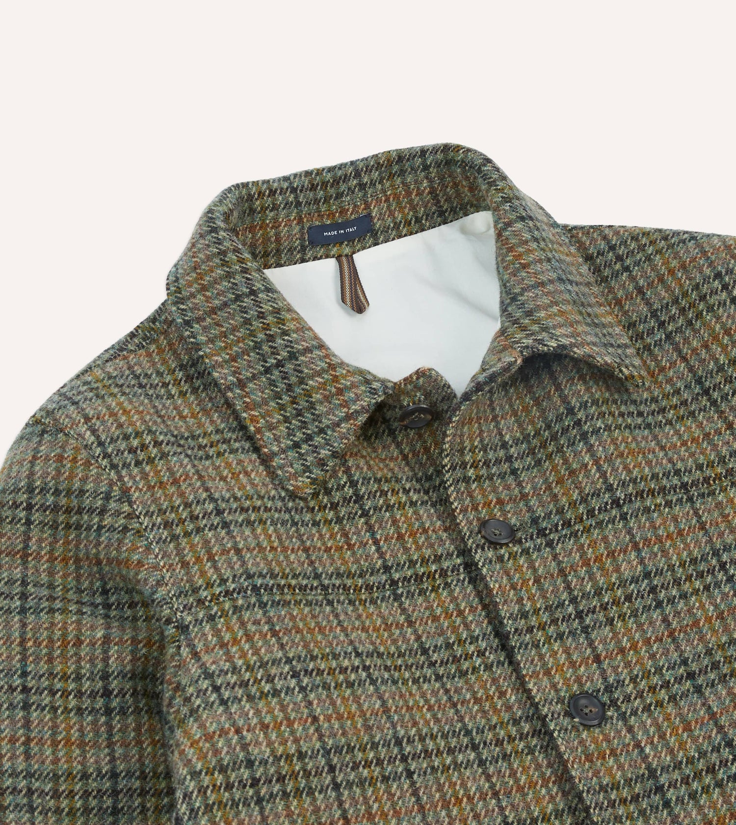 Green Check Tweed Donkey Jacket