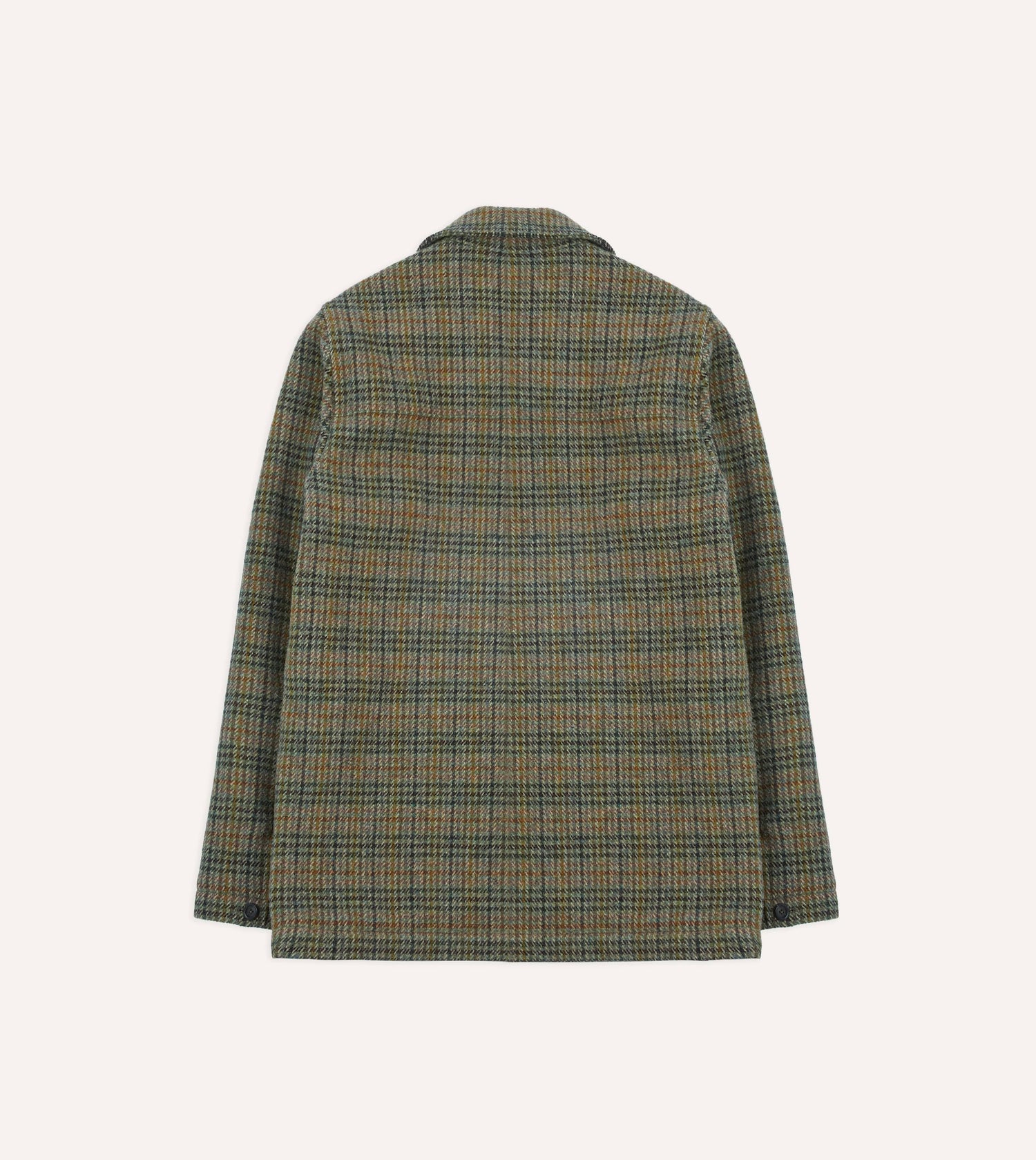 Green Check Tweed Donkey Jacket