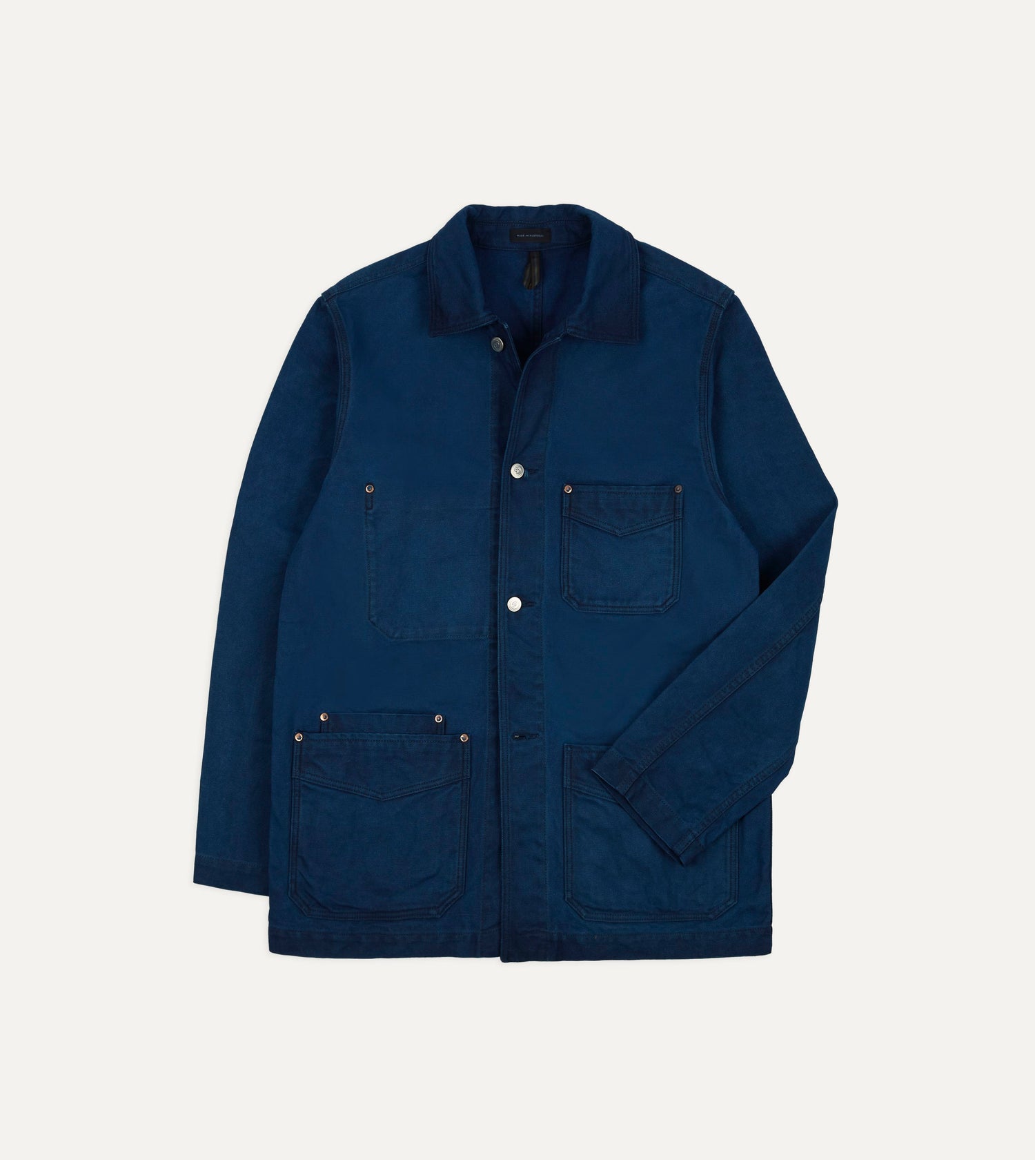 Indigo Dyed Chore Jacket