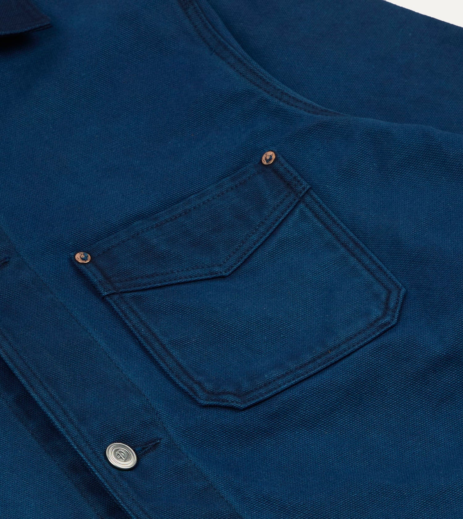 Indigo Dyed Chore Jacket