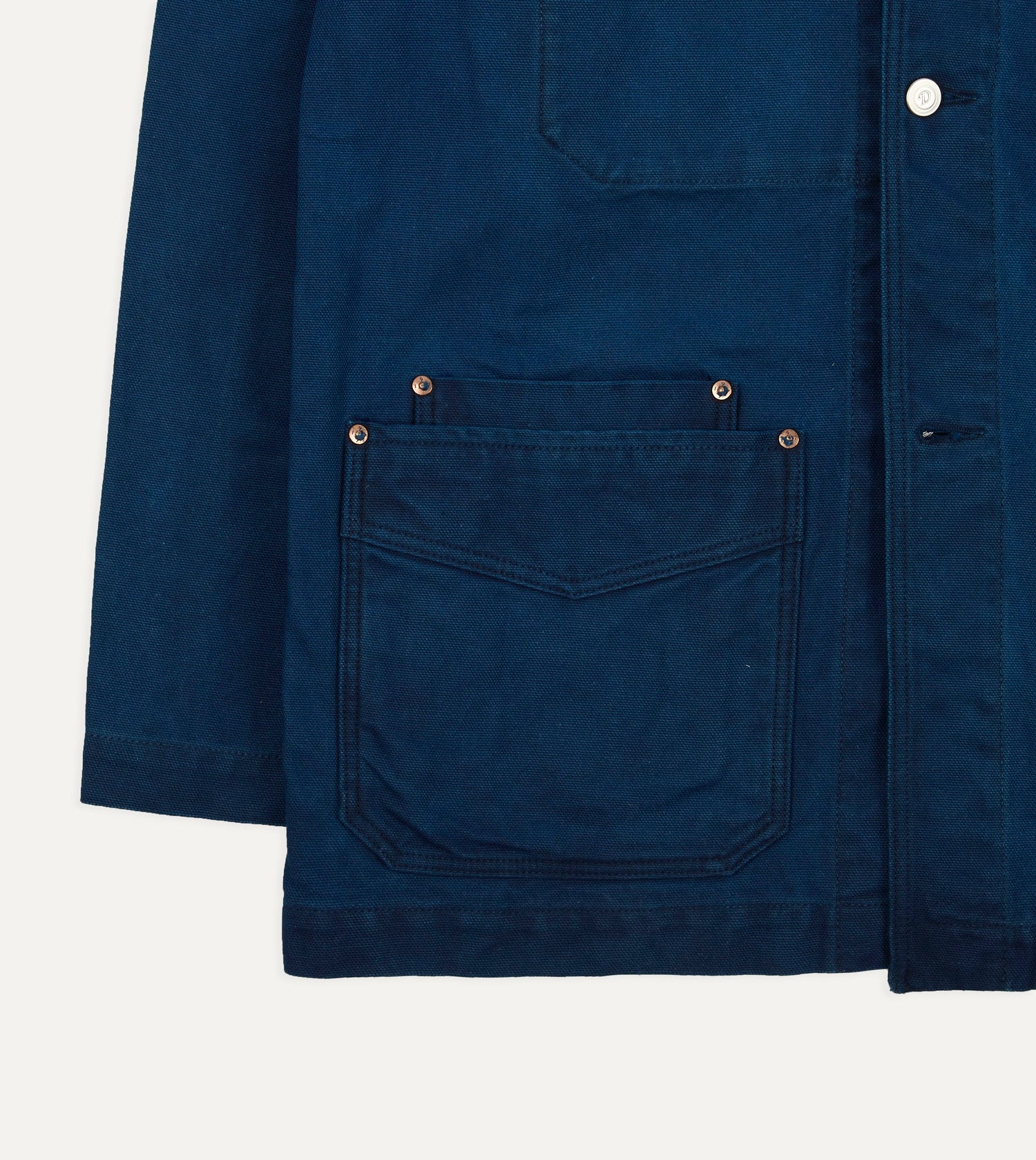 Indigo Dyed Chore Jacket