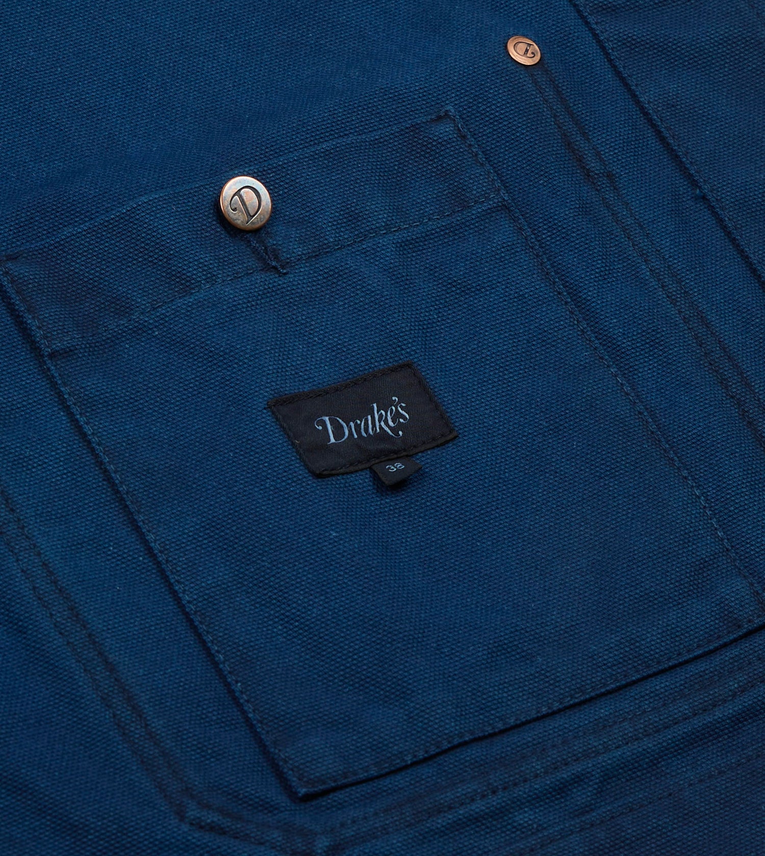 Indigo Dyed Chore Jacket