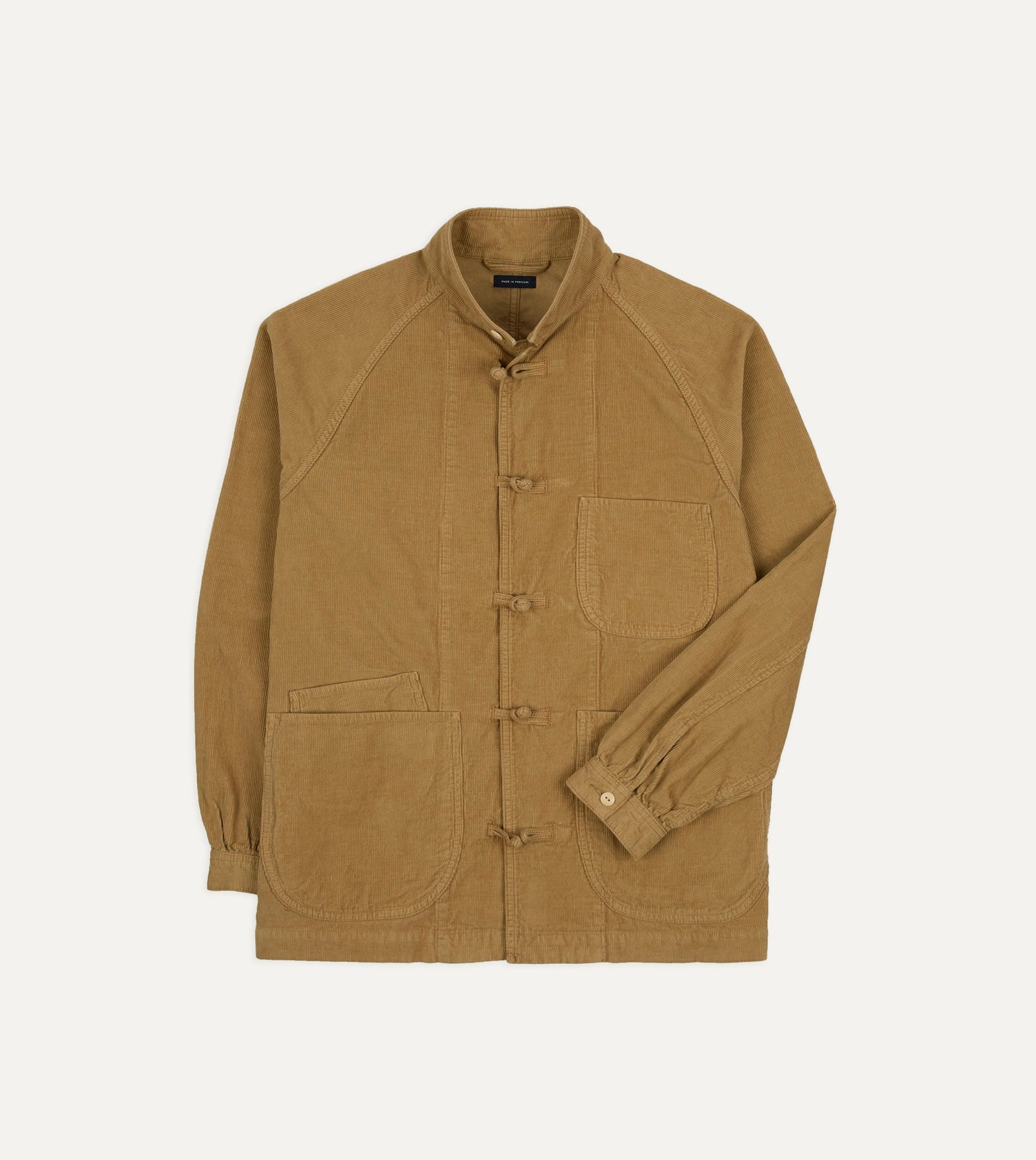Sand Cotton Corduroy Artist Chore Jacket