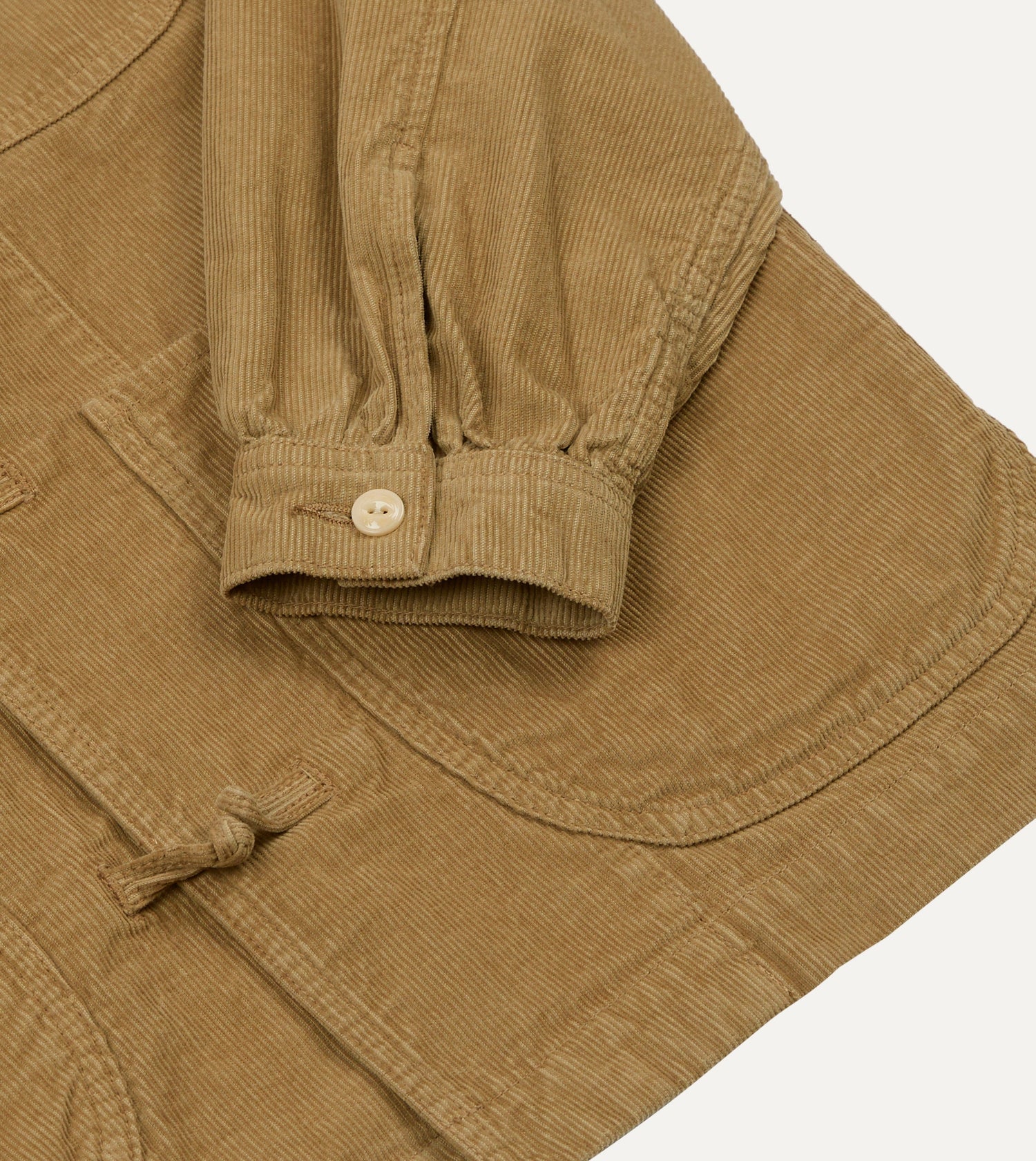 Sand Cotton Corduroy Artist Chore Jacket