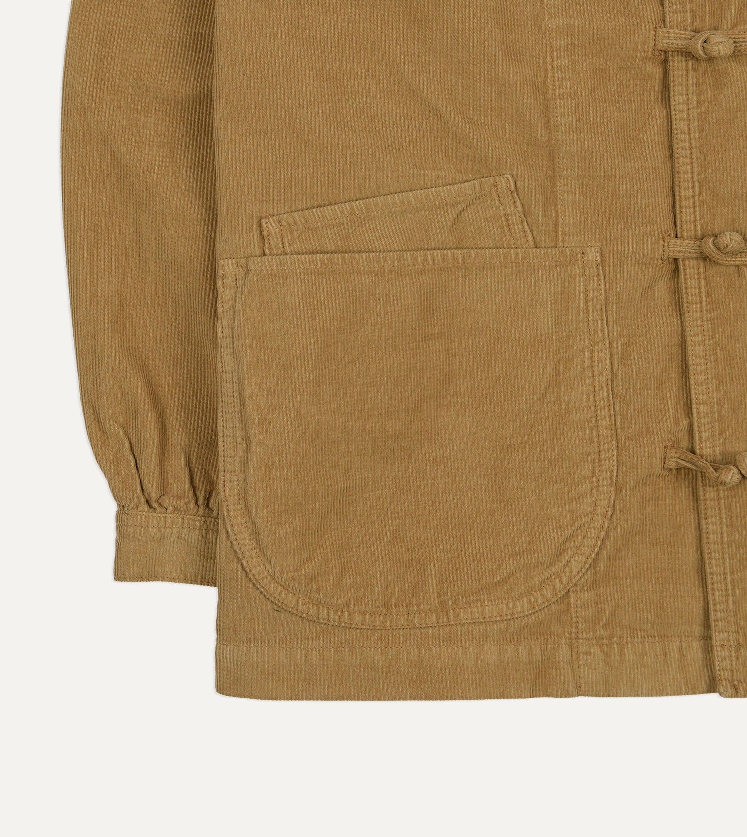 Sand Cotton Corduroy Artist Chore Jacket