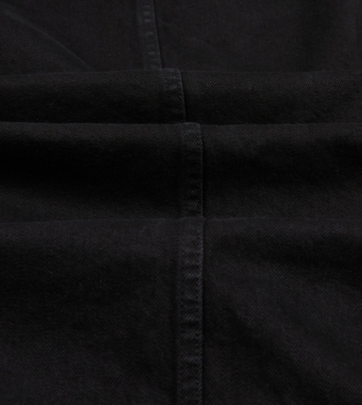 Black Selvedge Denim Five-Pocket Chore Jacket