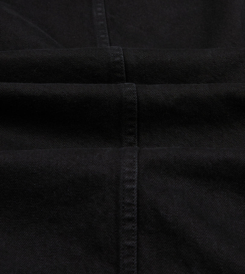 Black Selvedge Denim Five-Pocket Chore Jacket