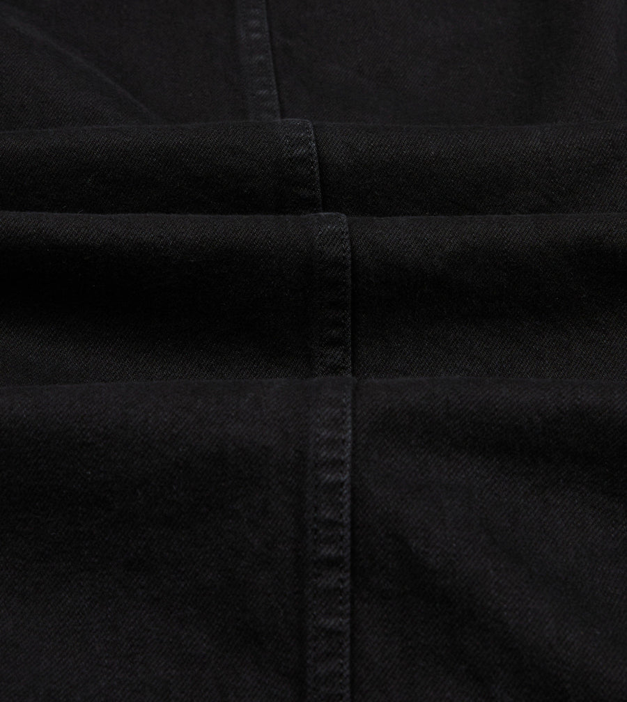 Black Selvedge Denim Five-Pocket Chore Jacket