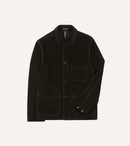Drake's by A. Levine Black Heavyweight Suede Five-Pocket Chore Jacket