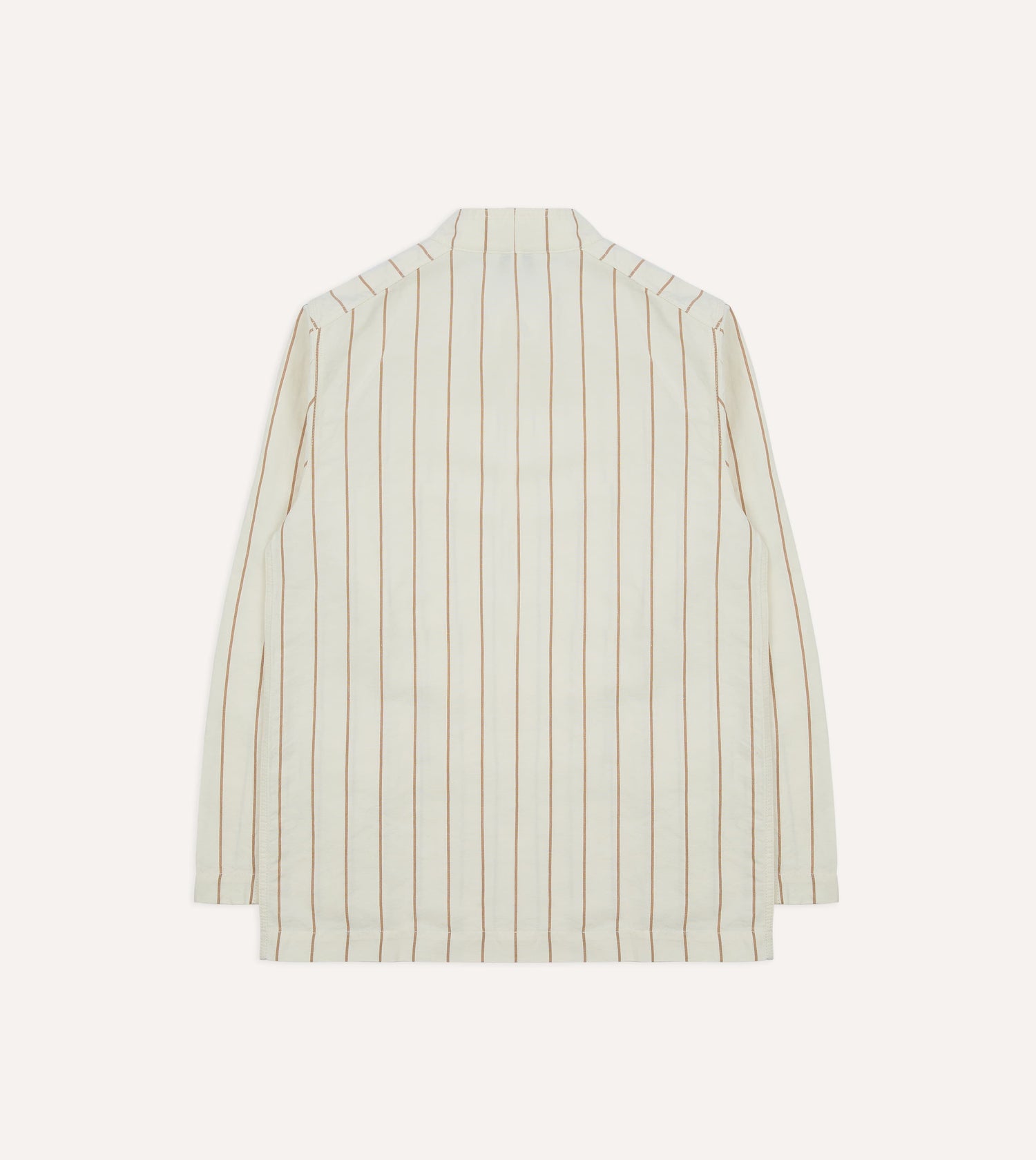Ecru Stripe Canapa Forestière Jacket