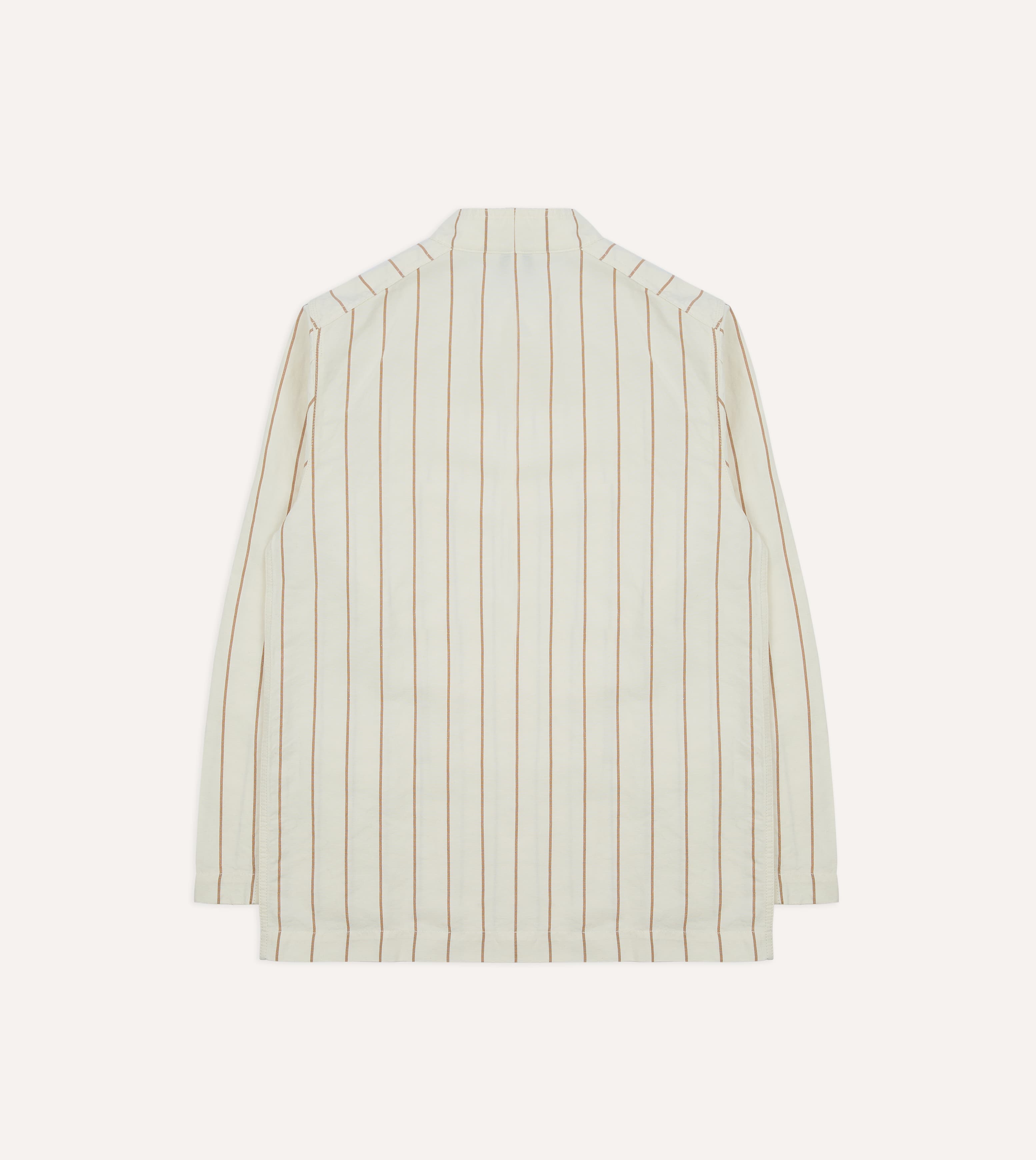 Ecru Stripe Canapa Forestière Jacket