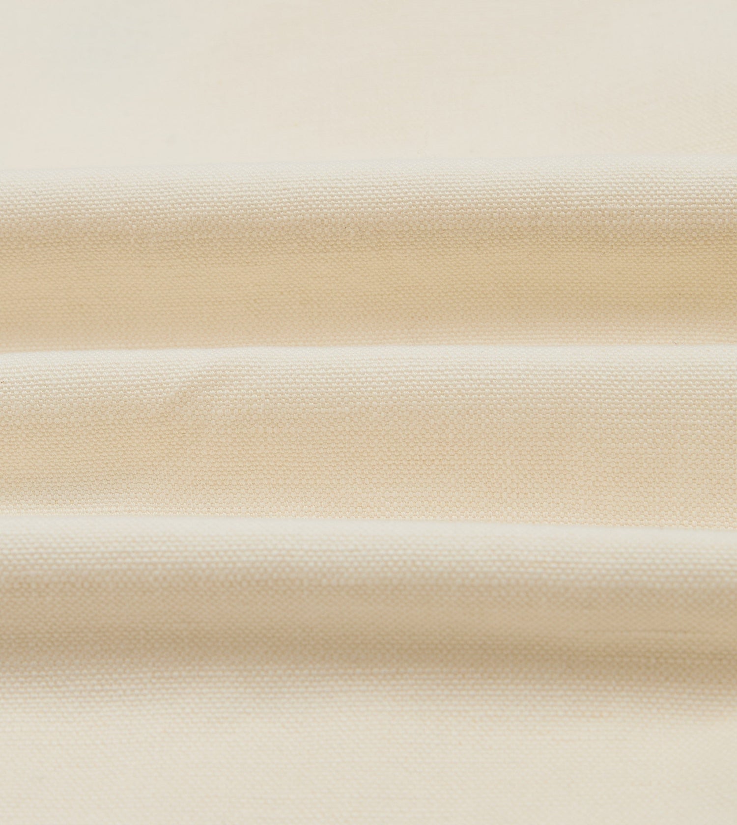 Ecru Cotton-Linen Double-Breasted Chore Coat