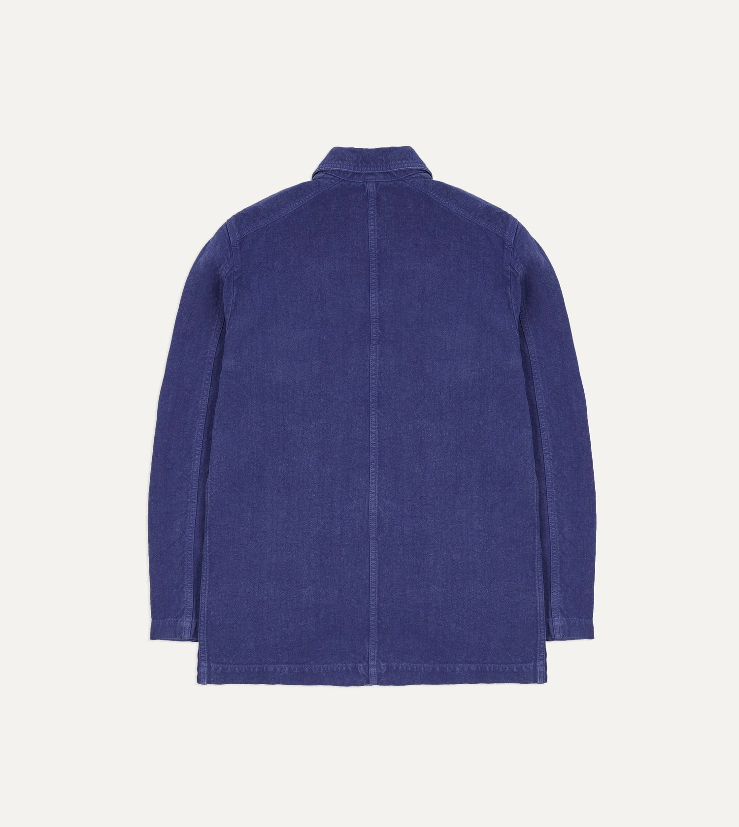 Blue Linen Five-Pocket Chore Jacket