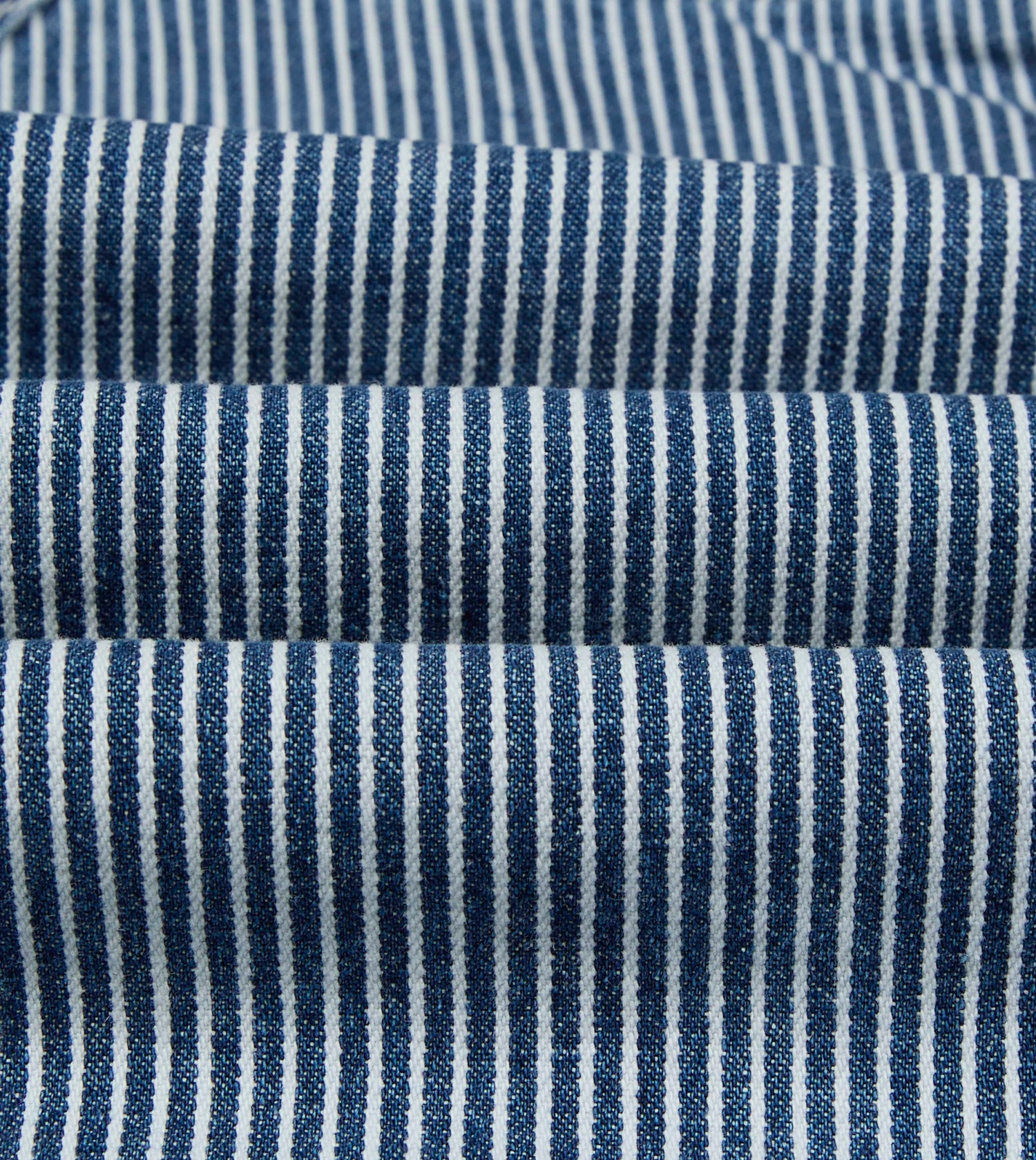 Indigo Stripe Denim Field Jacket