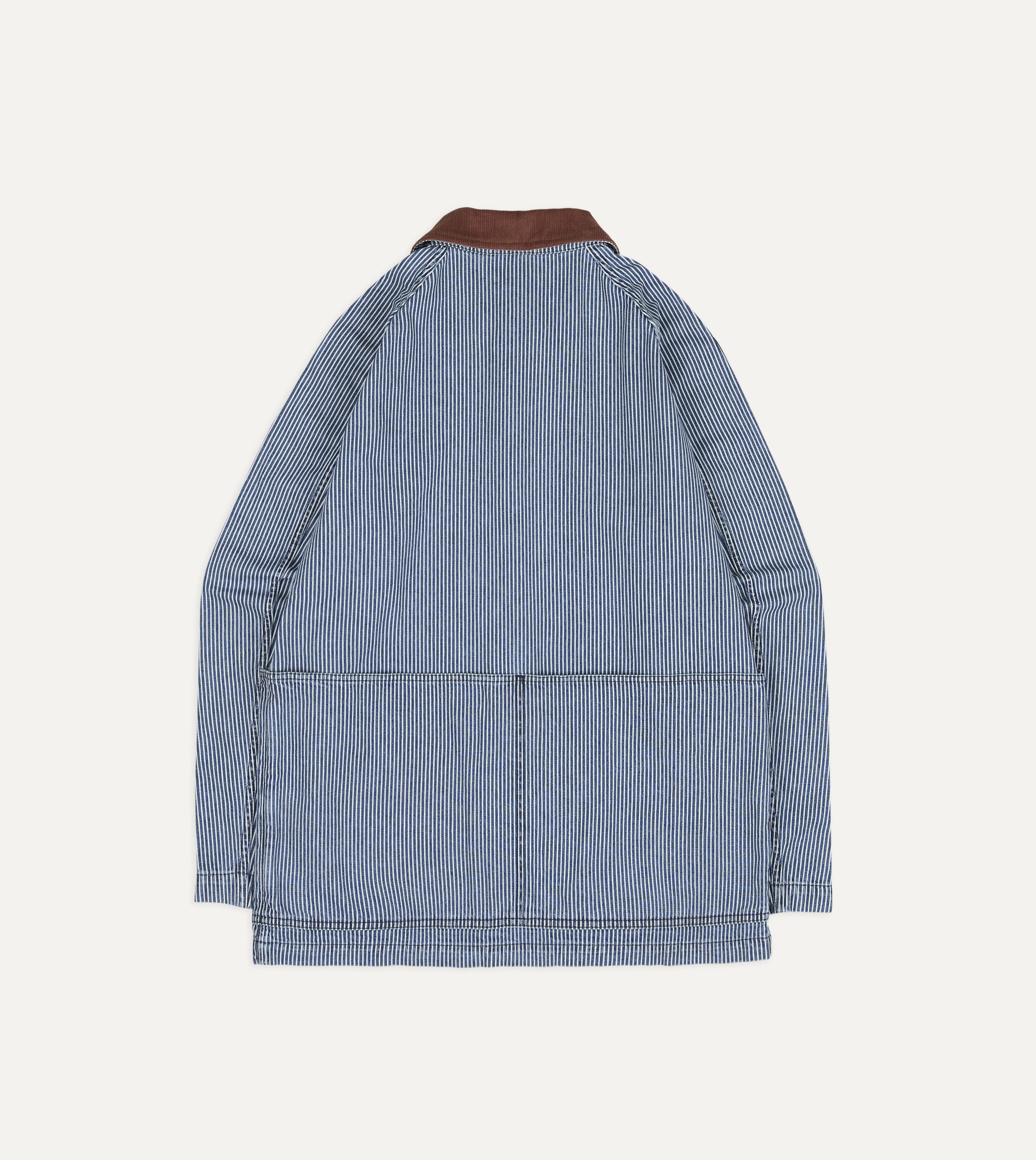 Indigo Stripe Denim Field Jacket – Drakes