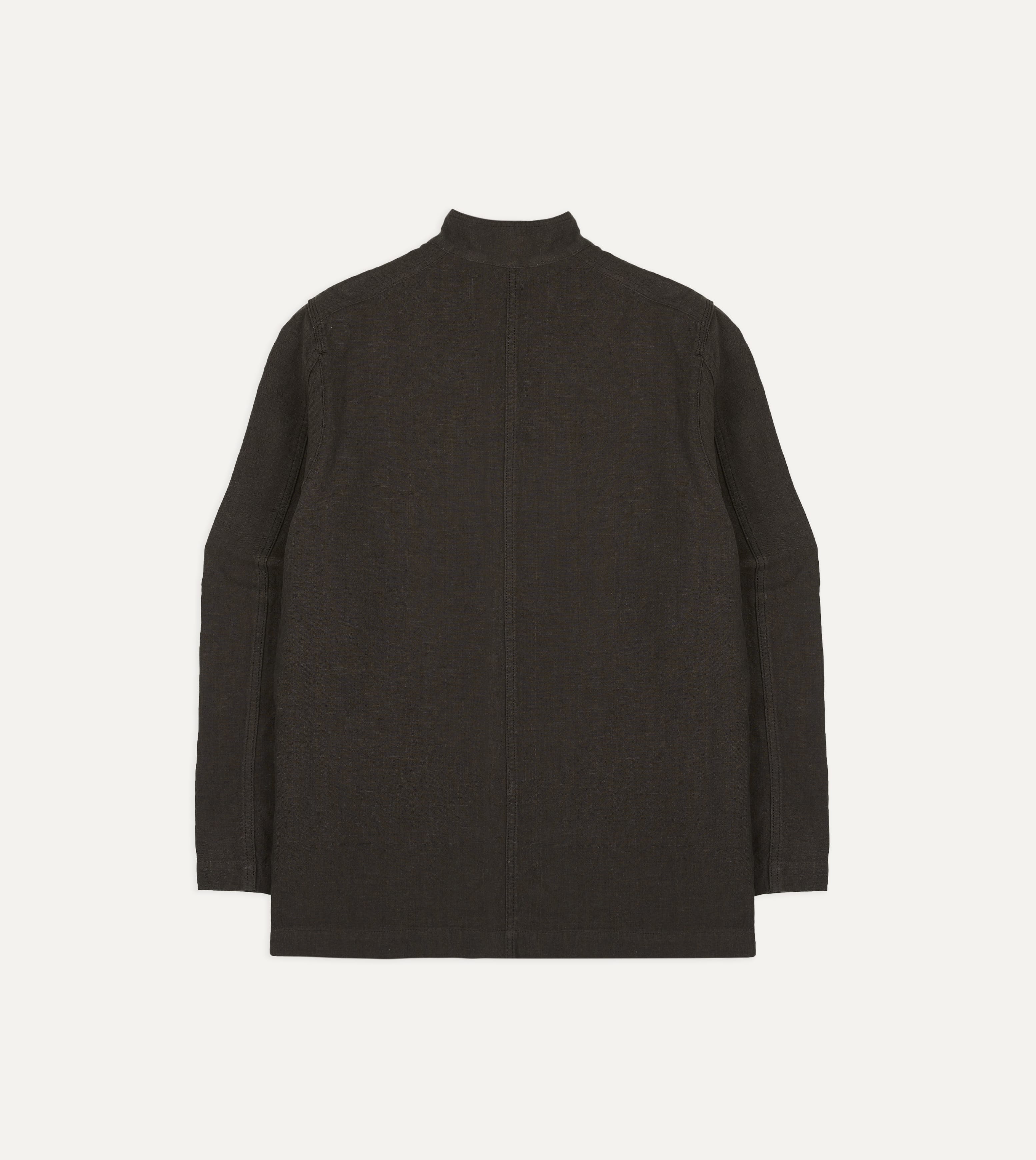 Brown Linen Forestière Jacket