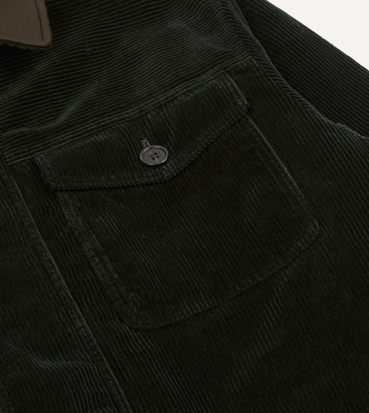 Dark Green Corduroy Ranger Coat